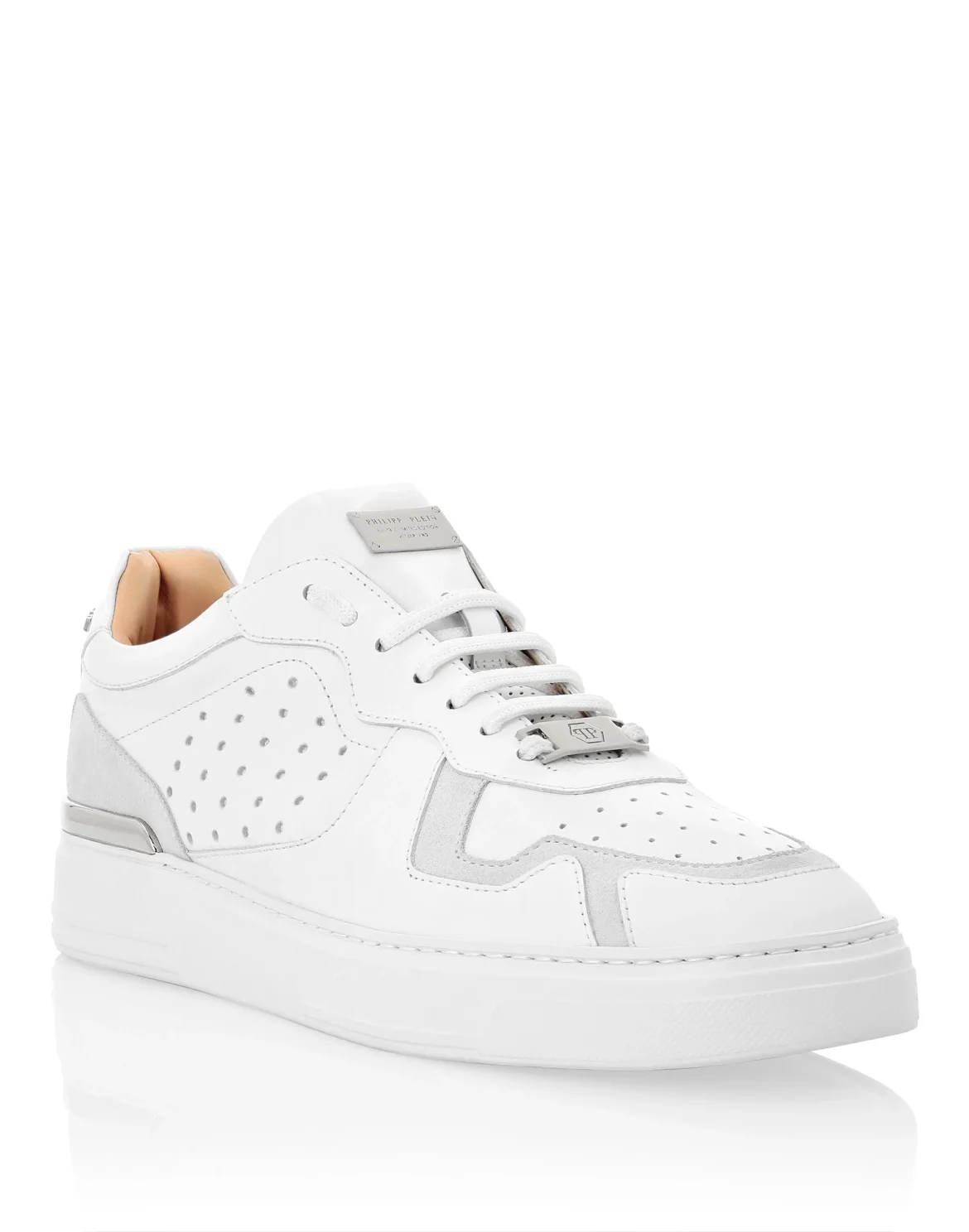 Lo-Top Sneakers mix leathers G.O.A.T. TM, цвет: Белый