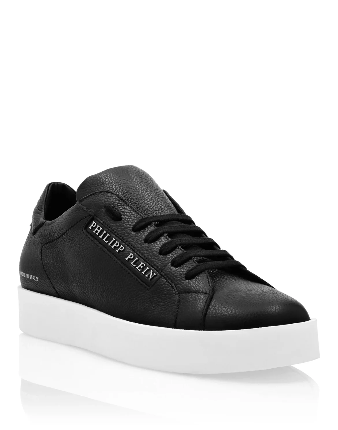 Leather Lo-Top Sneakers Philipp Plein TM, цвет: Черный