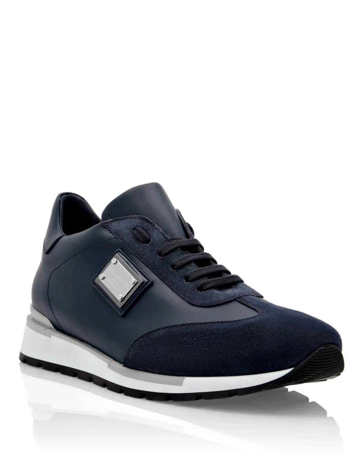 Leather Runner Philipp Plein TM, цвет: Синий