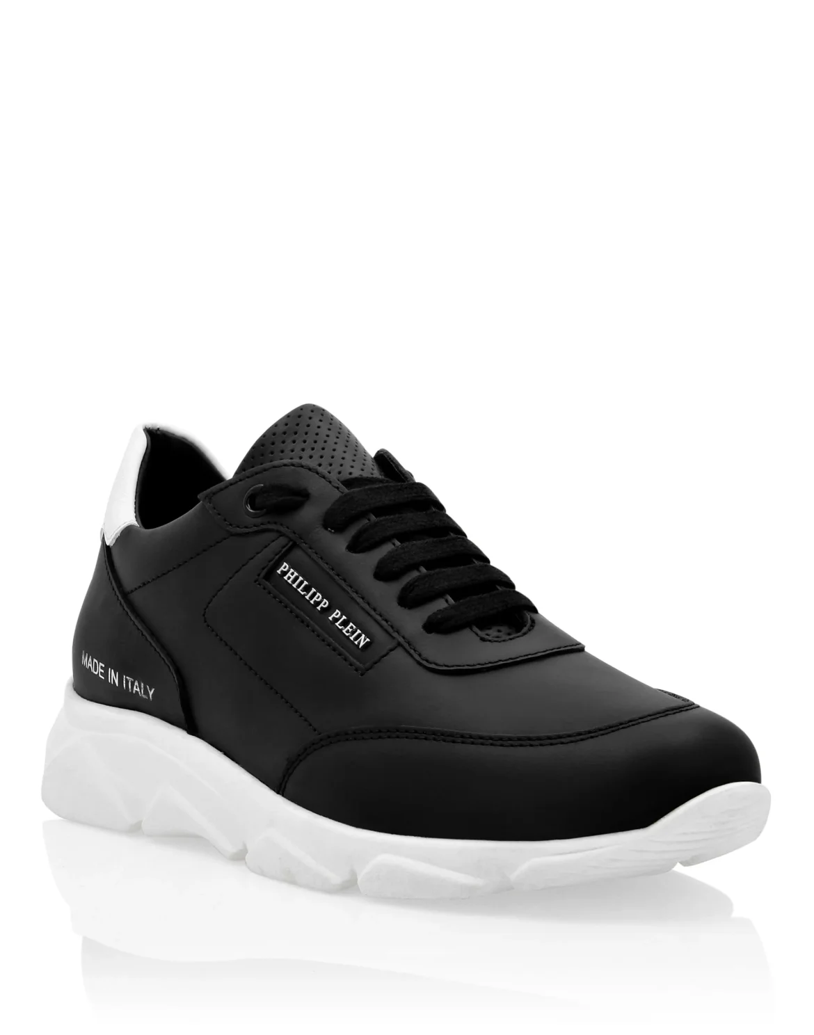 Leather Lo-Top Sneakers Philipp Plein TM, цвет: Черный