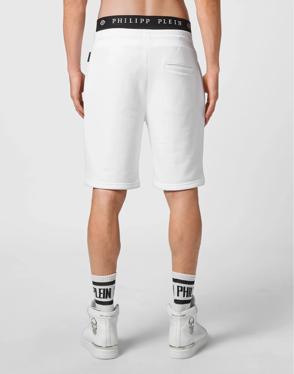 Jogging Shorts Iconic Plein, цвет: Белый