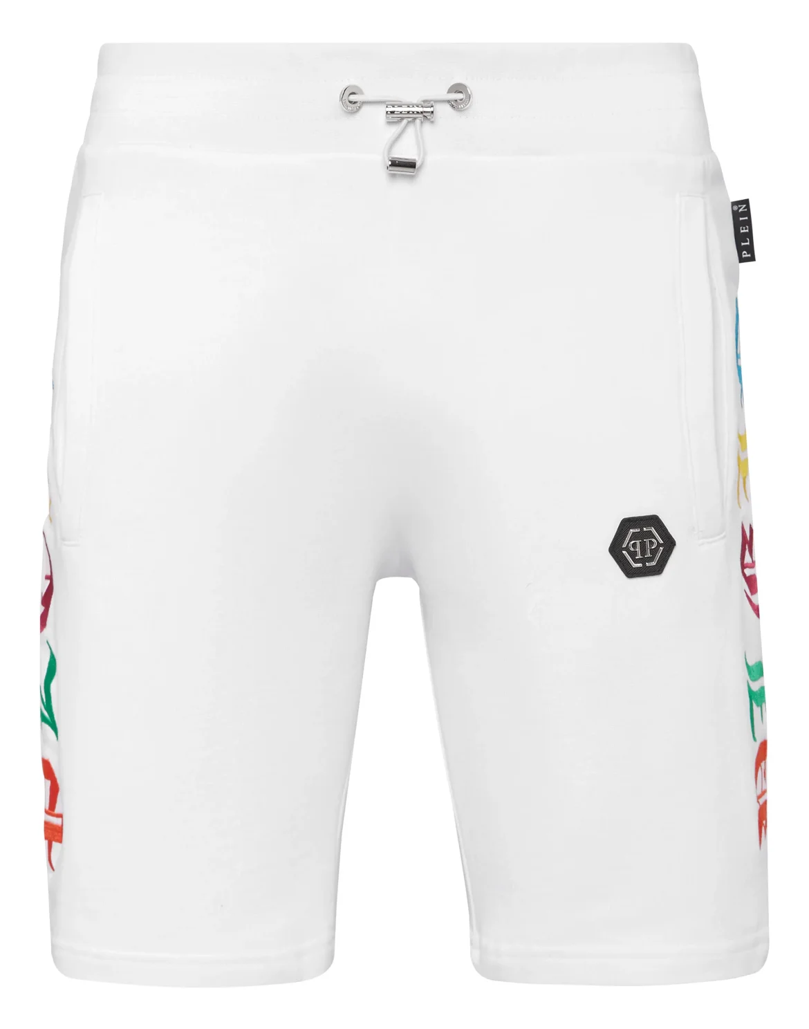 Basket Jogging Shorts Gothic Plein, цвет: Белый