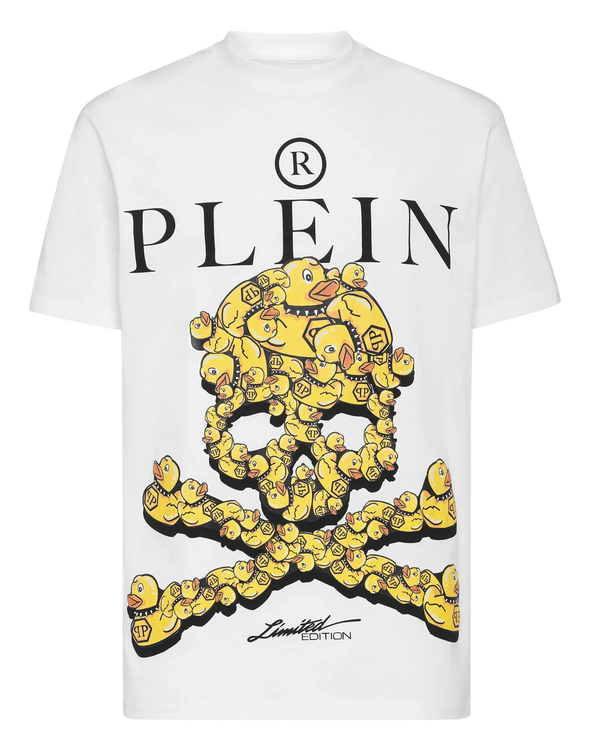 Jersey T-shirt Round Neck SS PP Duck, цвет: Белый