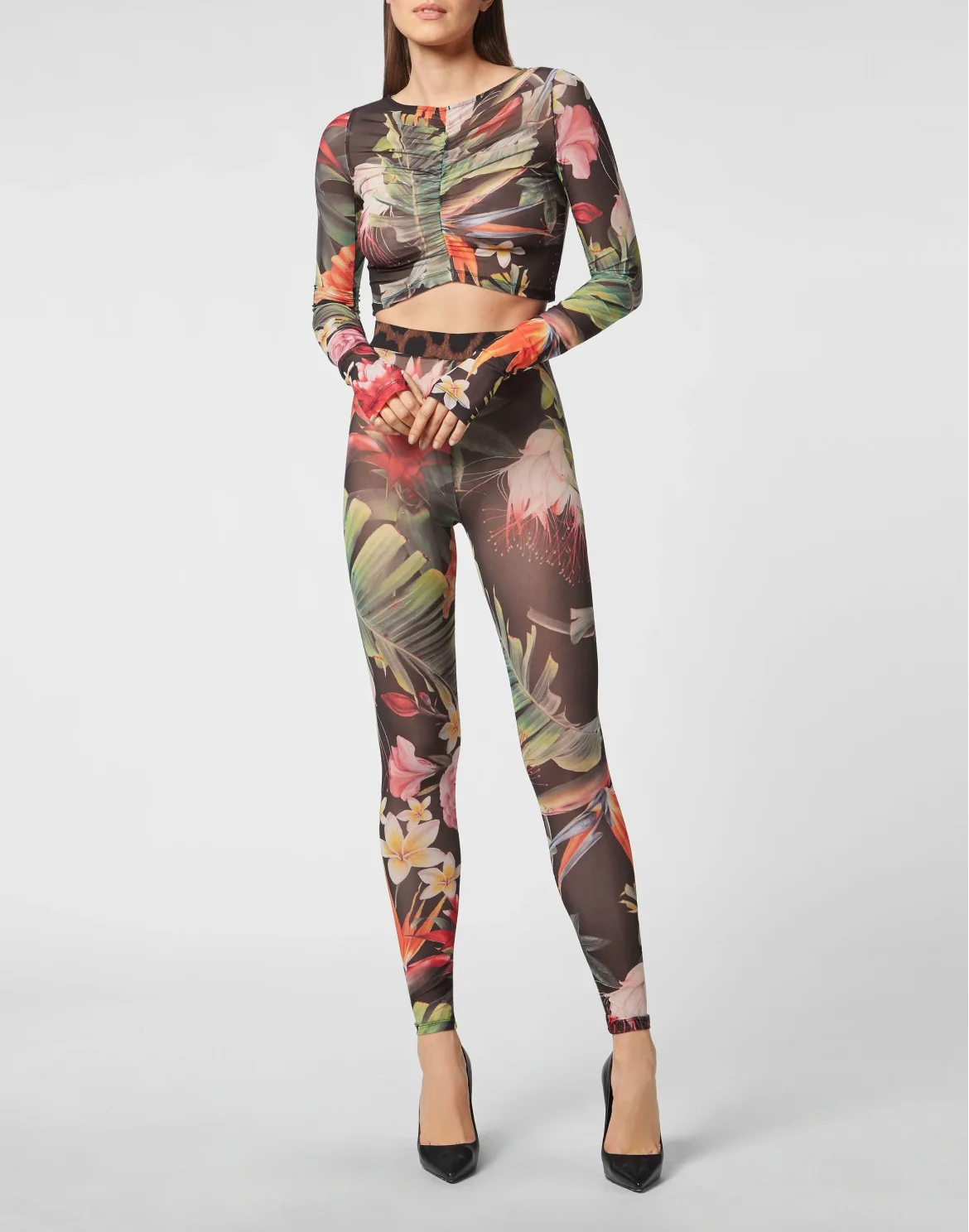 LS Top Flowers, цвет: Черный