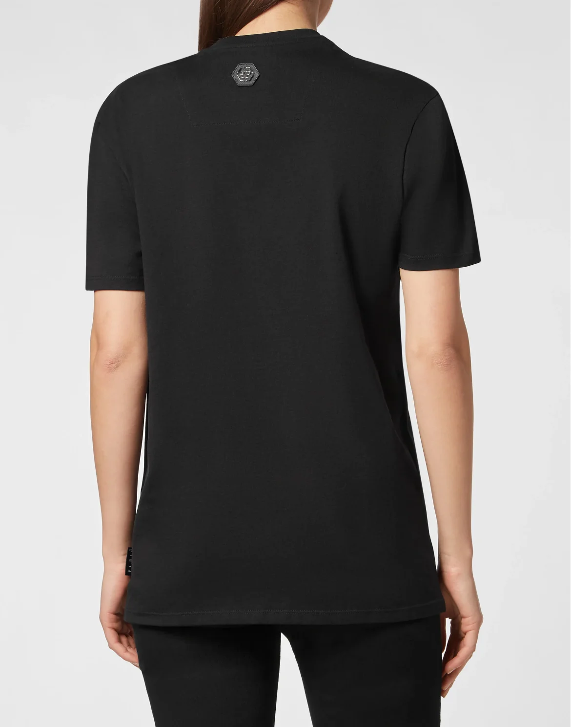 T-shirt Man Fit Baroque with Crystals, цвет: Черный