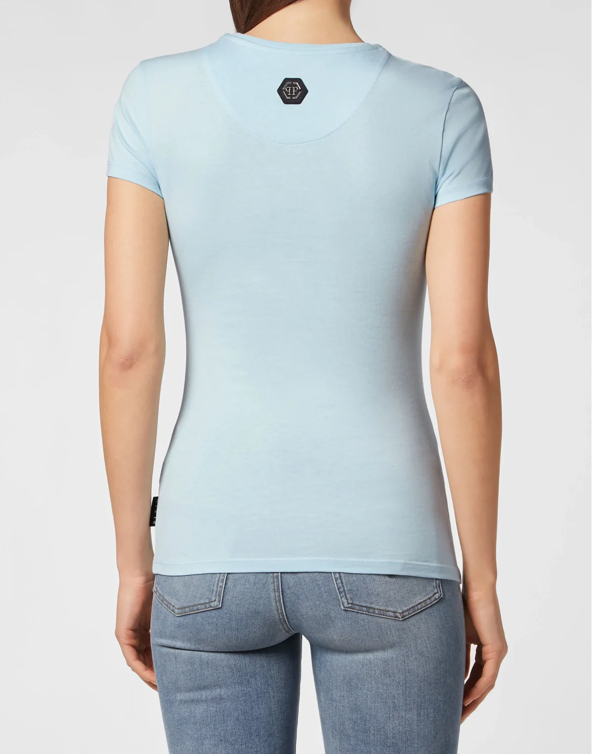 T-shirt Sexy Pure with Crystals, цвет: Голубой