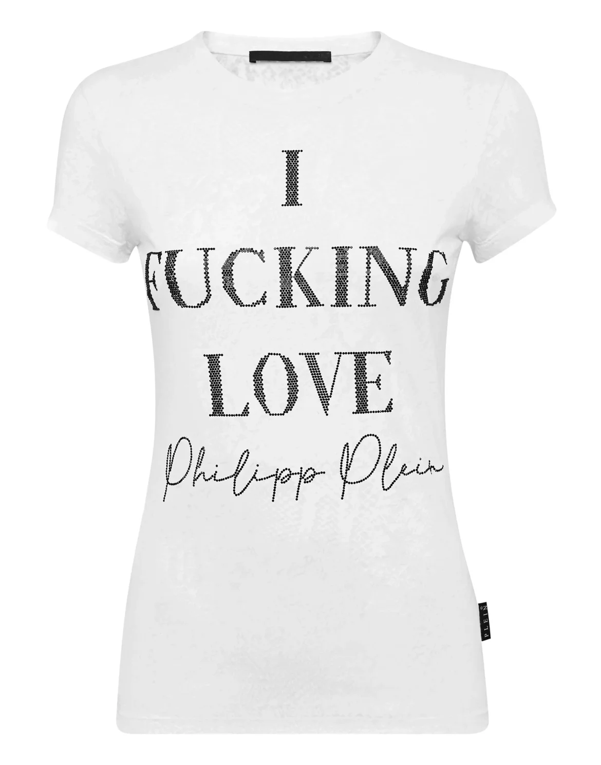 T-shirt Sexy Pure Philipp Plein TM with Crystals, цвет: Белый