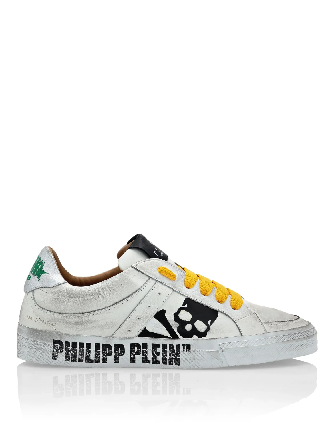 Leather Lo-Top Sneakers Retrokickz TM, цвет: Белый