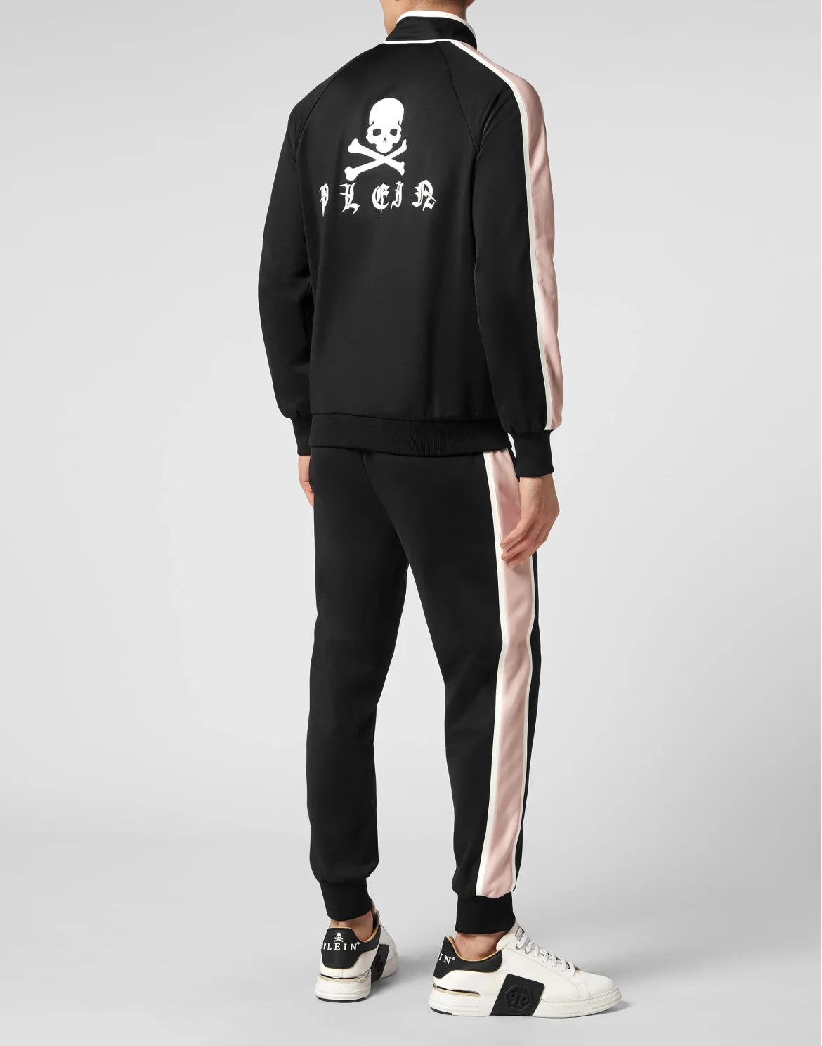 Jogging Tracksuit: Top/Trousers Skull&Bones, цвет: Черный