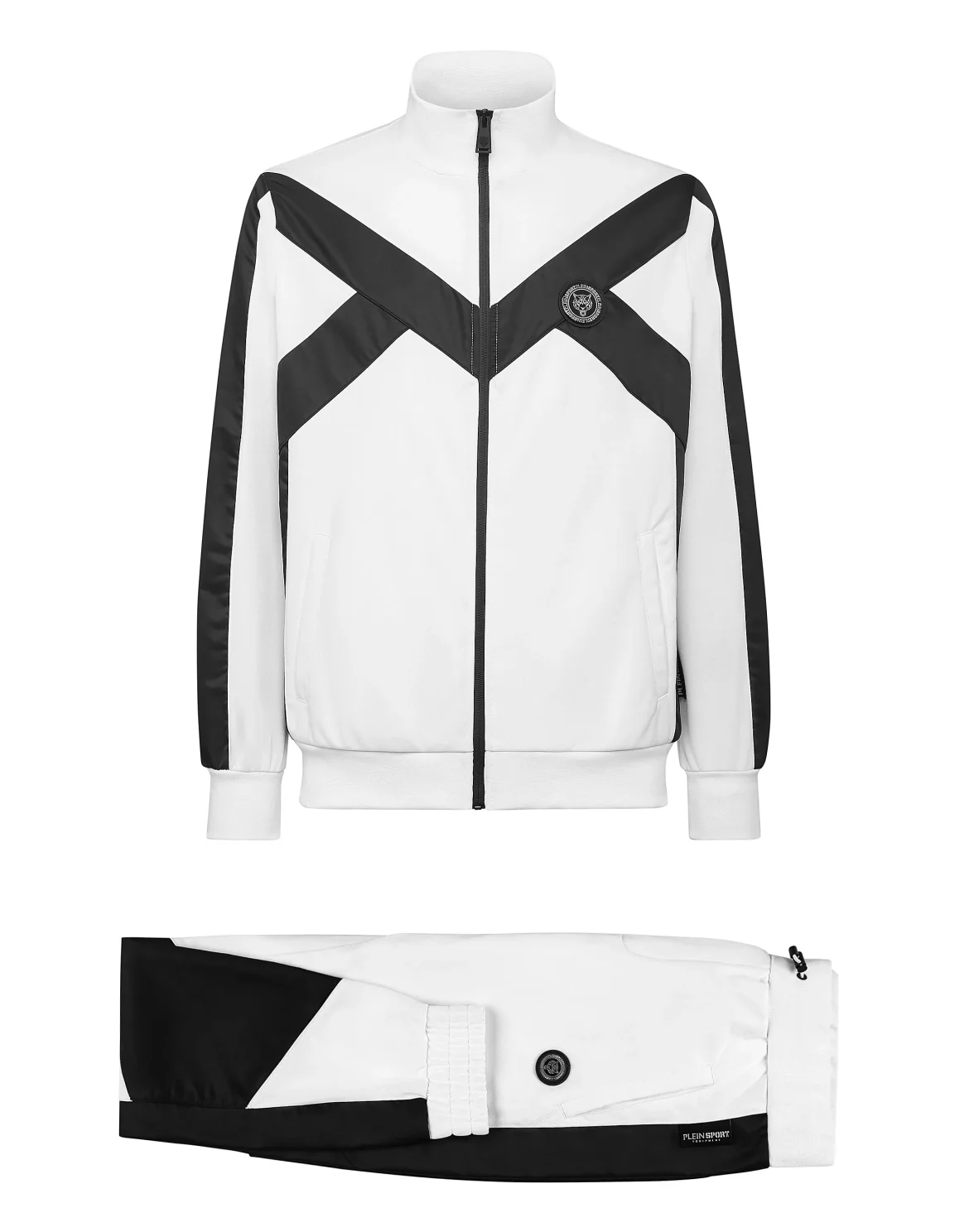 Jogging Tracksuit:Top/Trousers Tiger, цвет: Белый