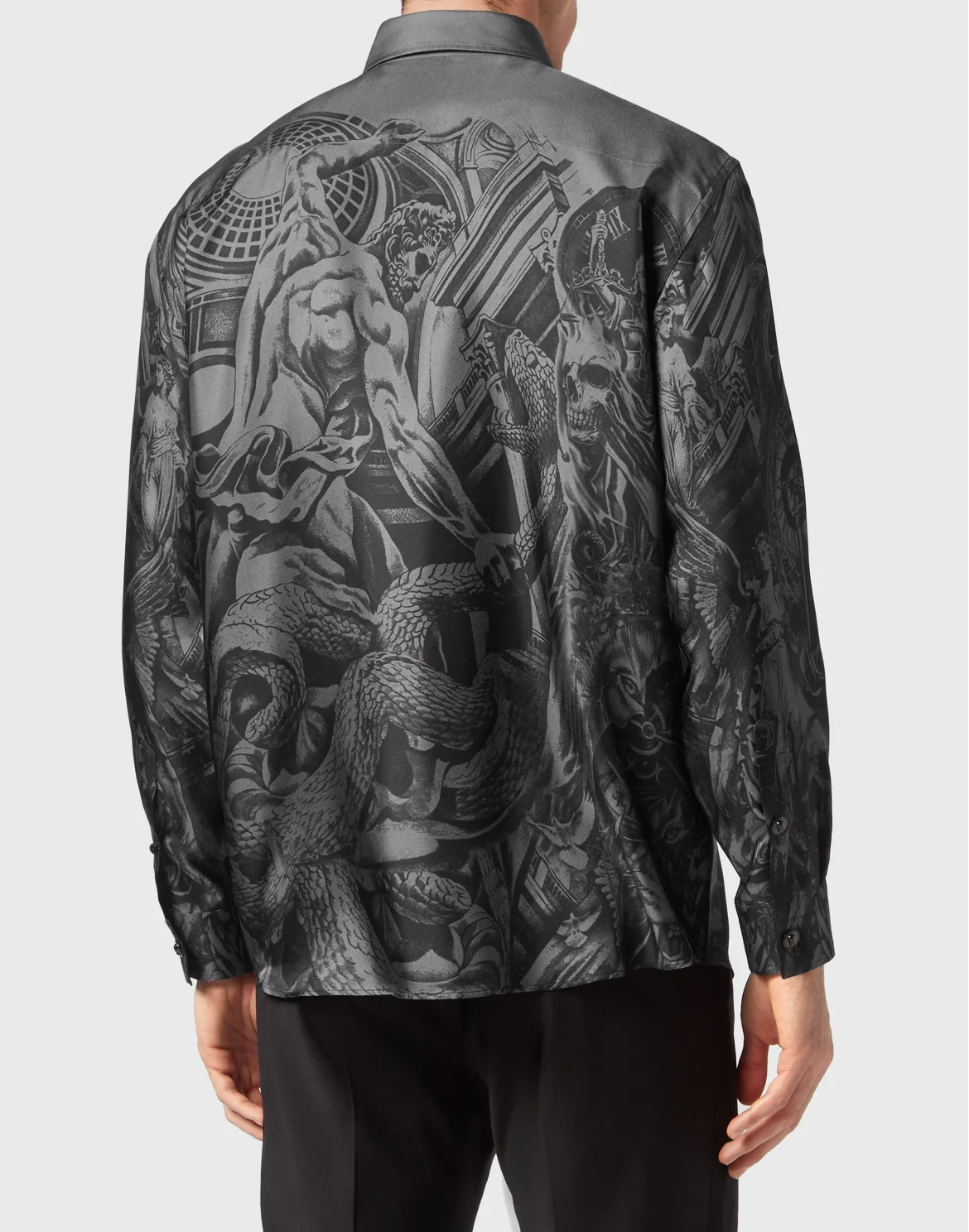 Silk Dandy Shirt Tattoo, цвет: Черный