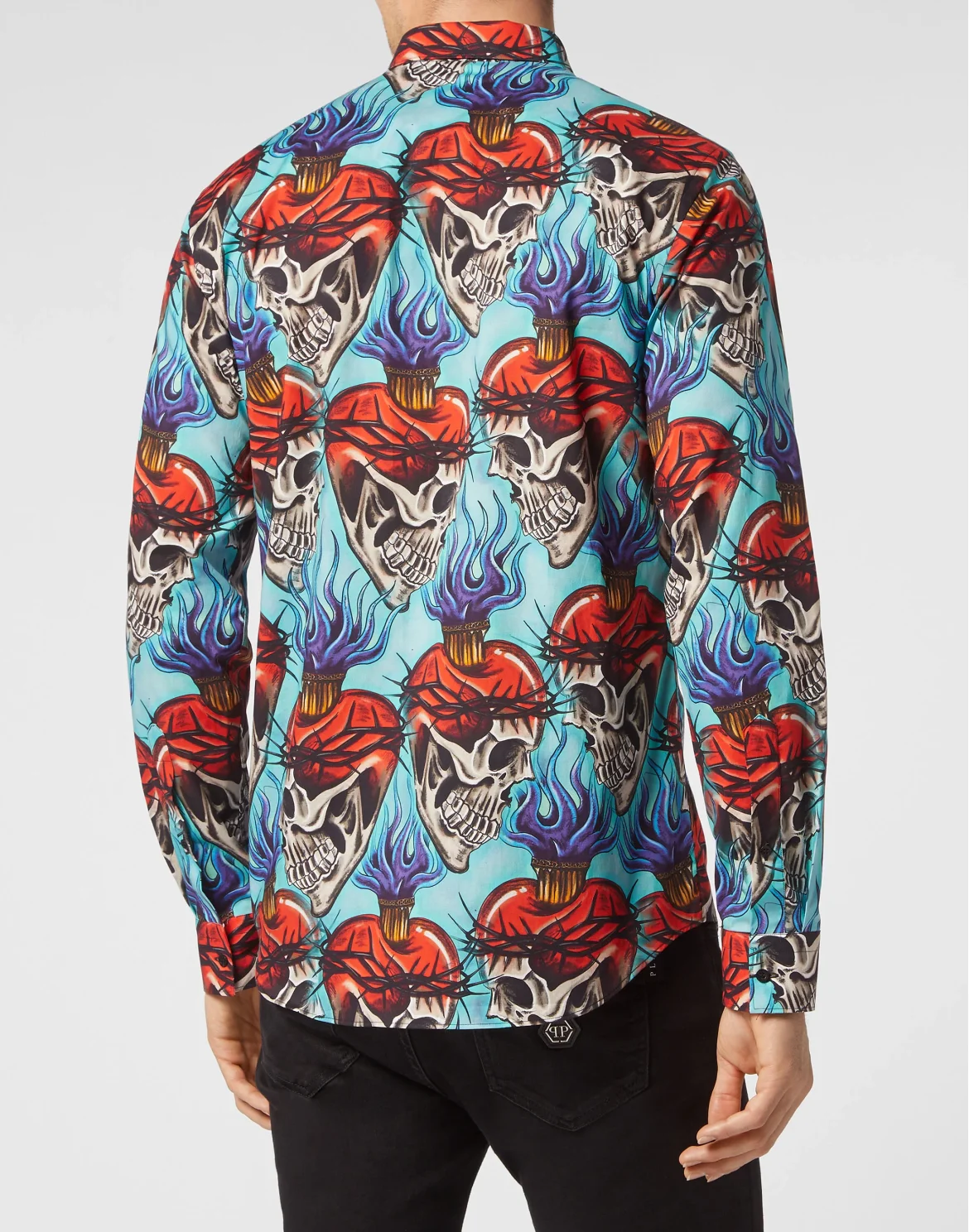 Shirt Sugar Daddy Cut LS Love Tattoo, цвет: Мультиколор