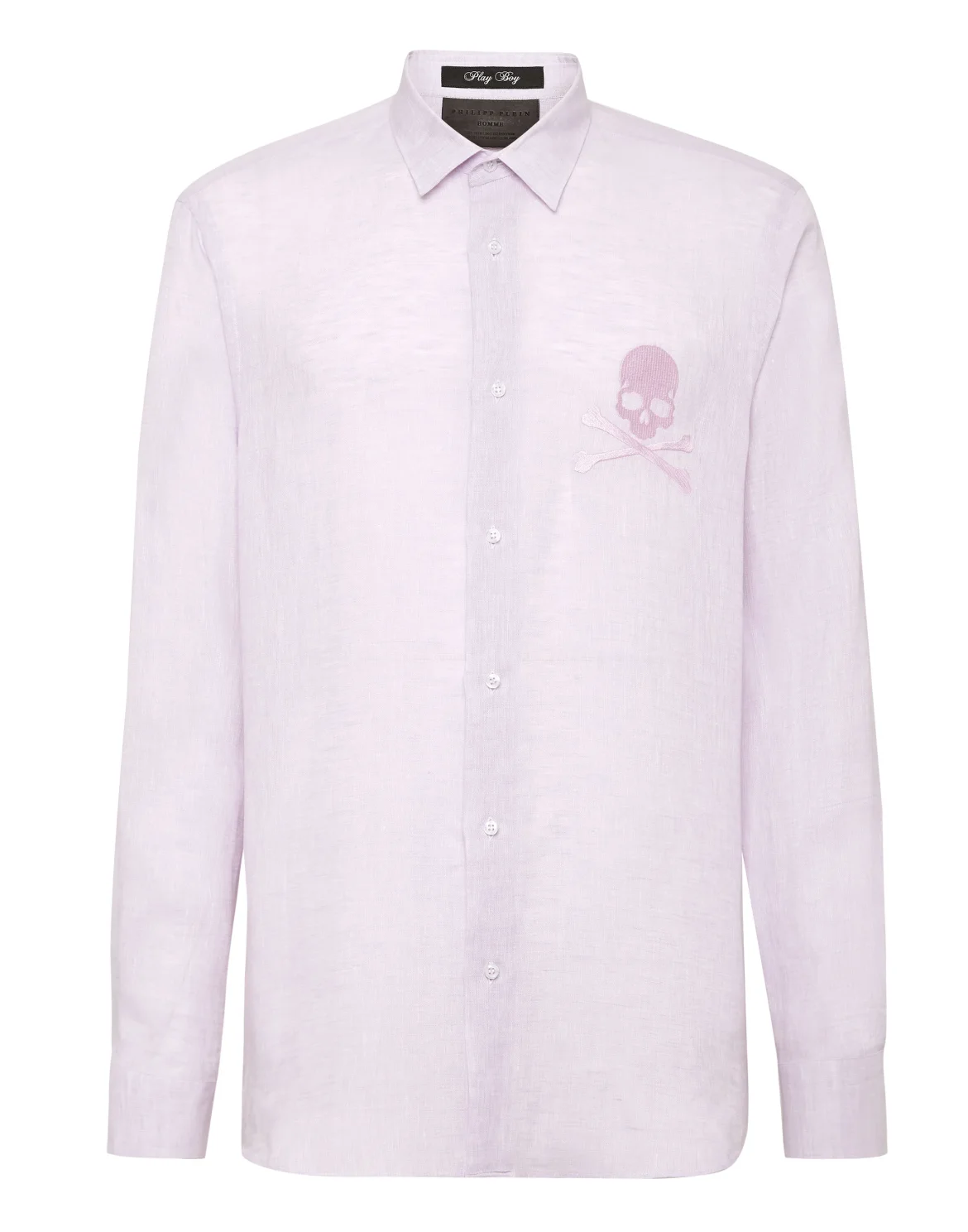 Shirt Playboy Cut LS Skull&Bones, цвет: Розовый