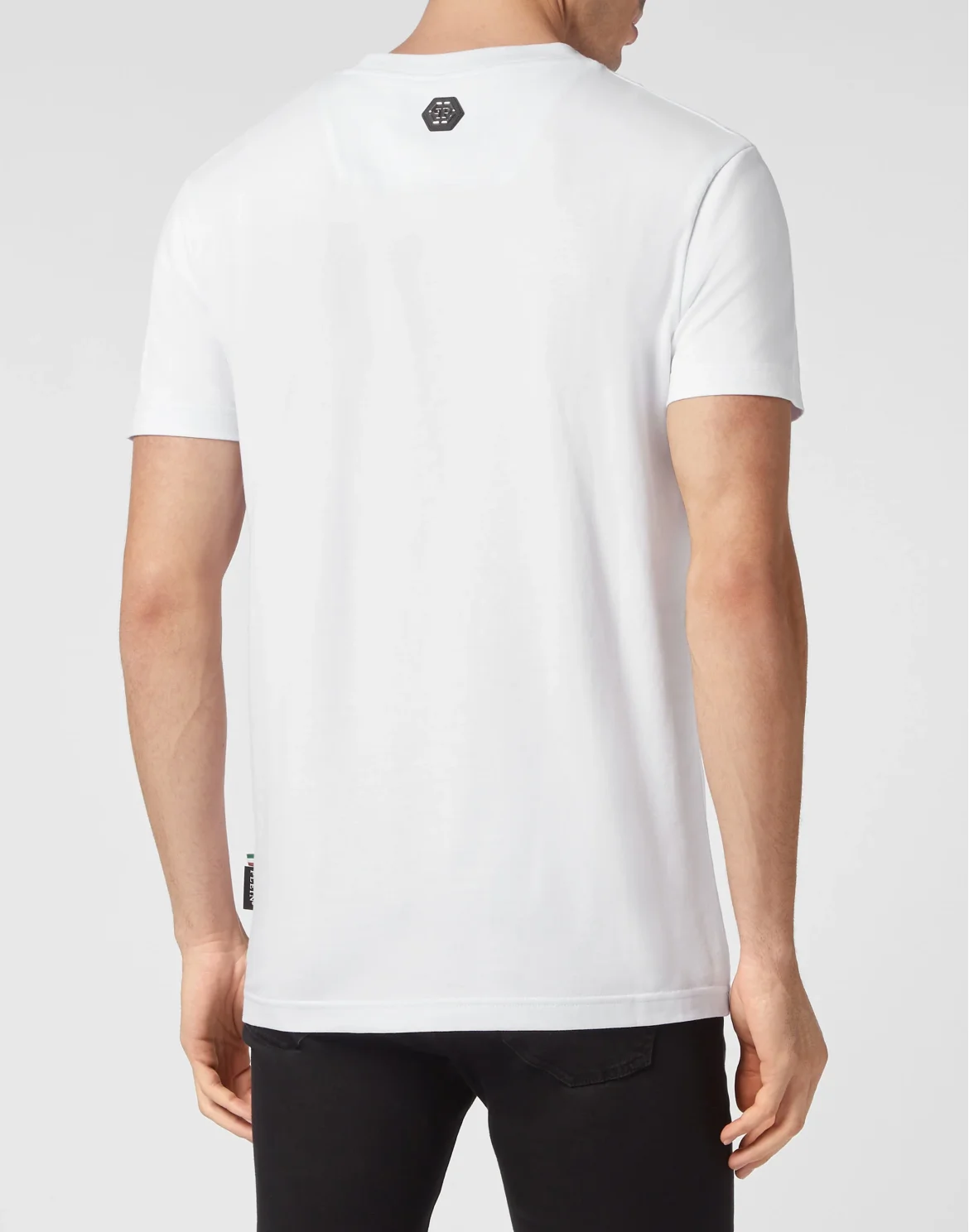 T-shirt Round Neck SS Baroque Skull, цвет: Белый