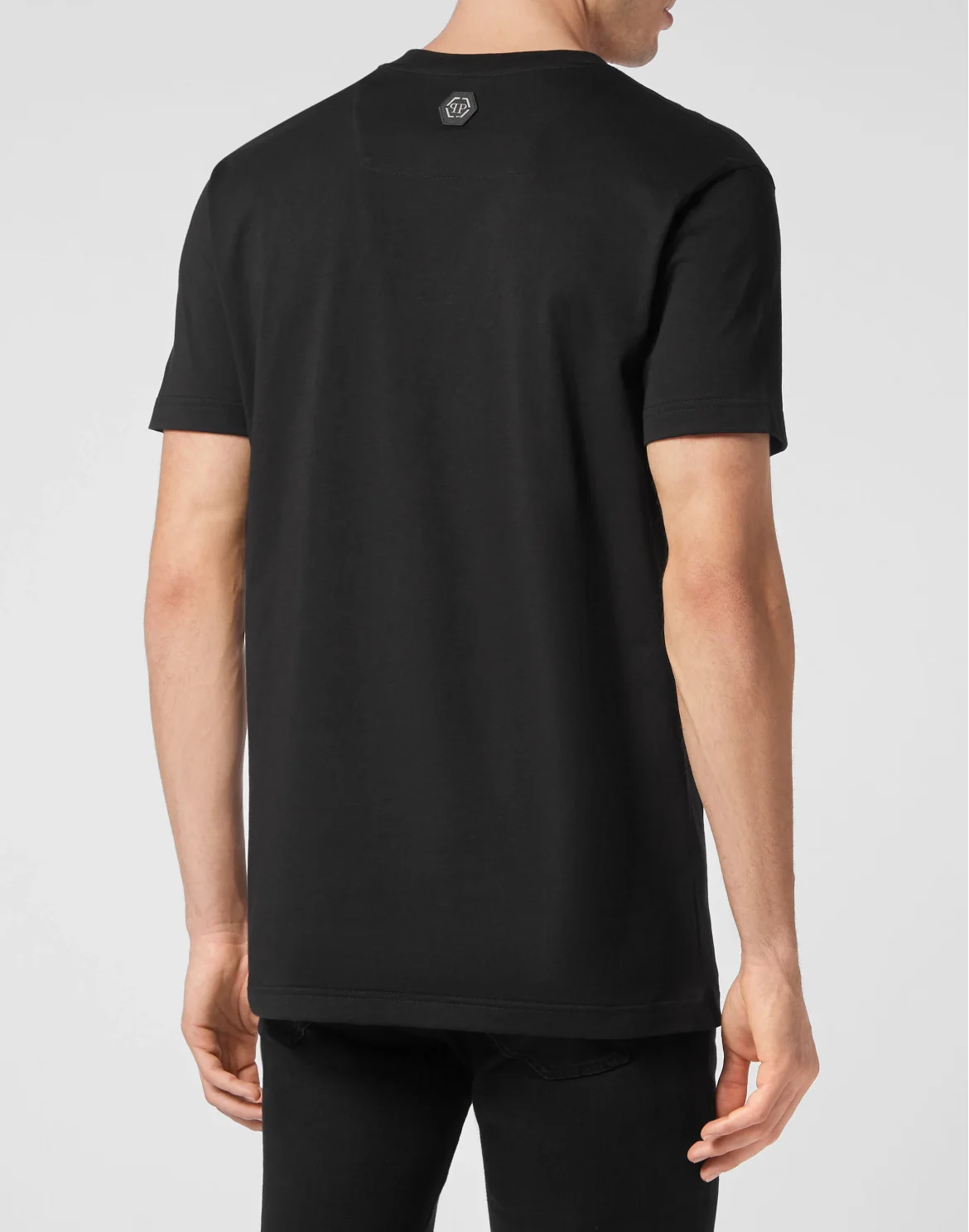 T-shirt Round Neck SS Baroque Skull, цвет: Черный