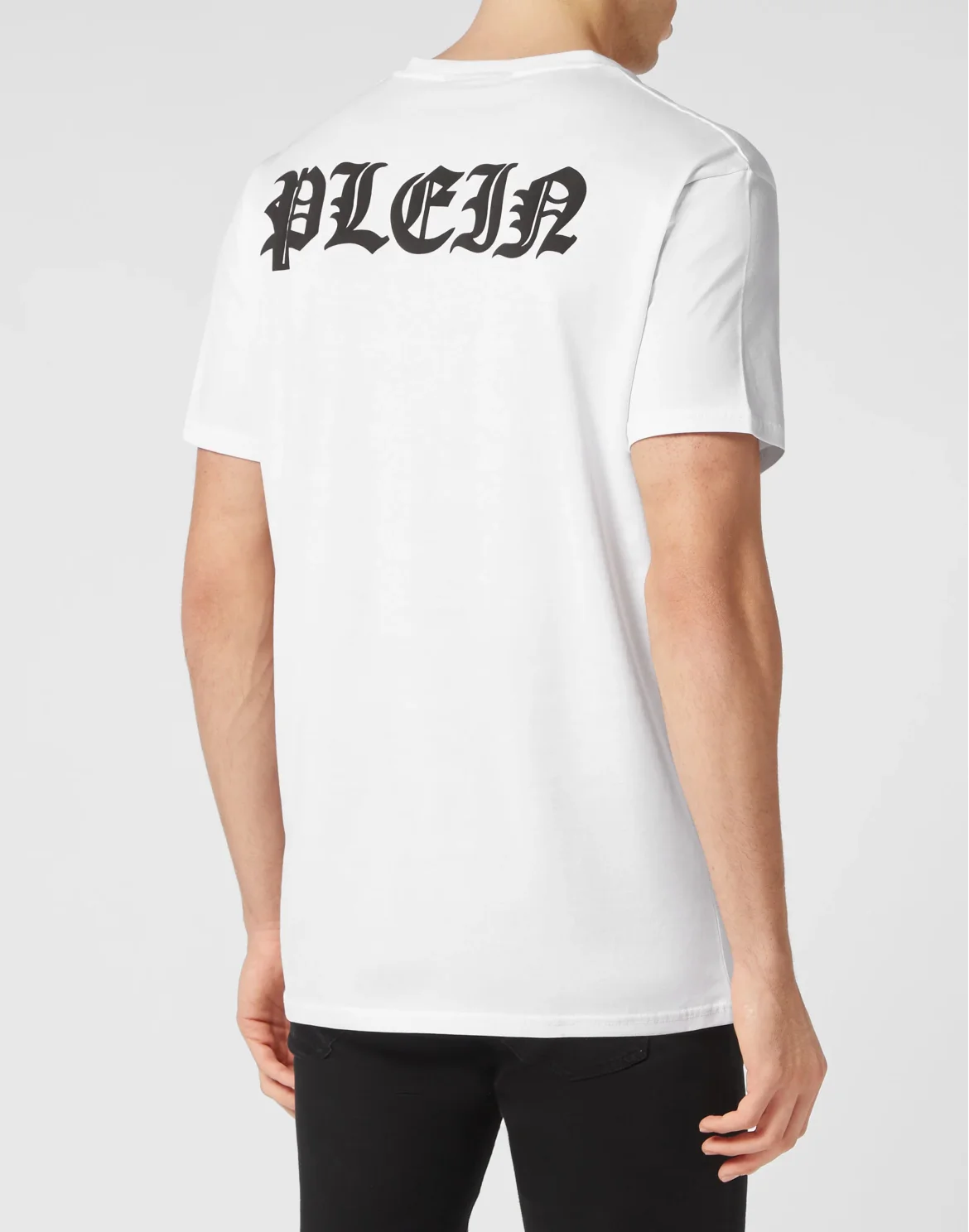 T-shirt V-Neck SS Gothic Plein, цвет: Белый