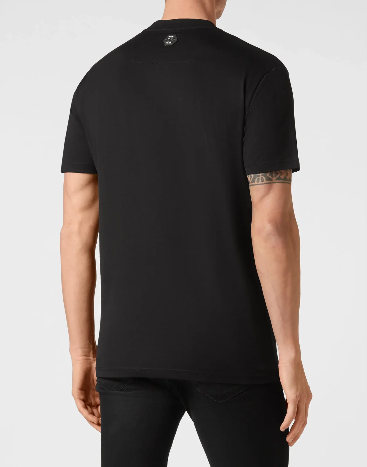 T-shirt Round Neck SS Baroque Skull, цвет: Черный