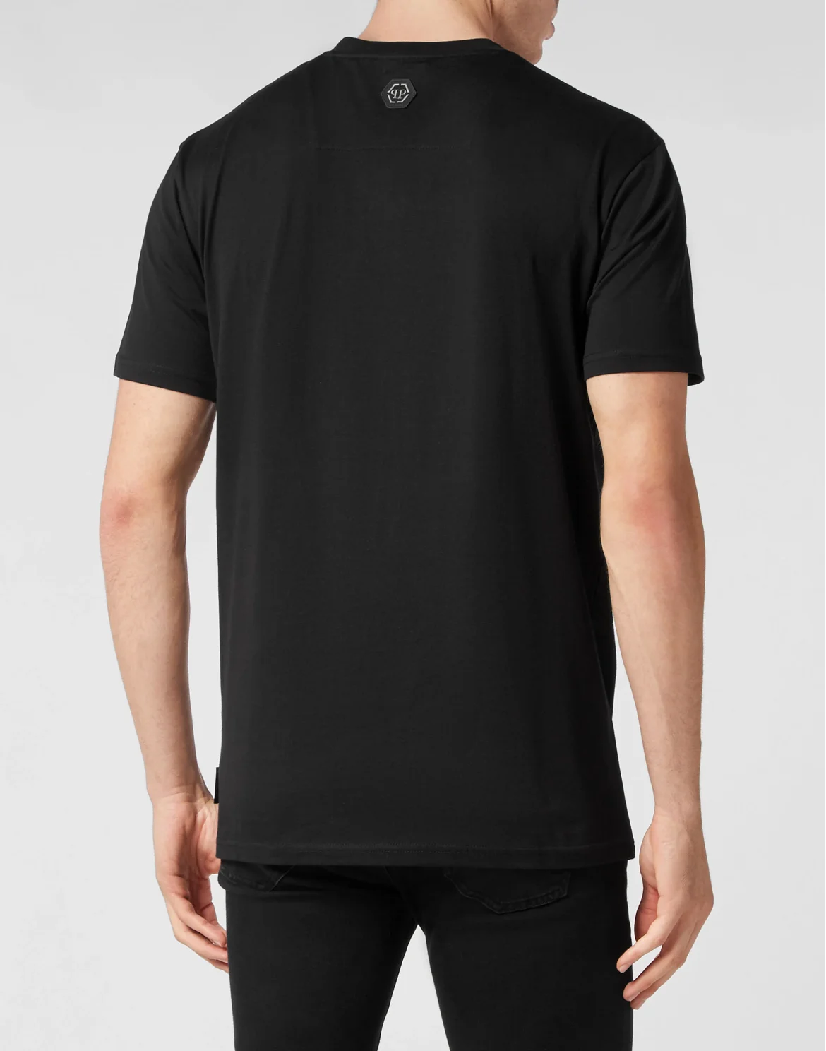 T-shirt Round Neck SS Teddy Glass, цвет: Черный