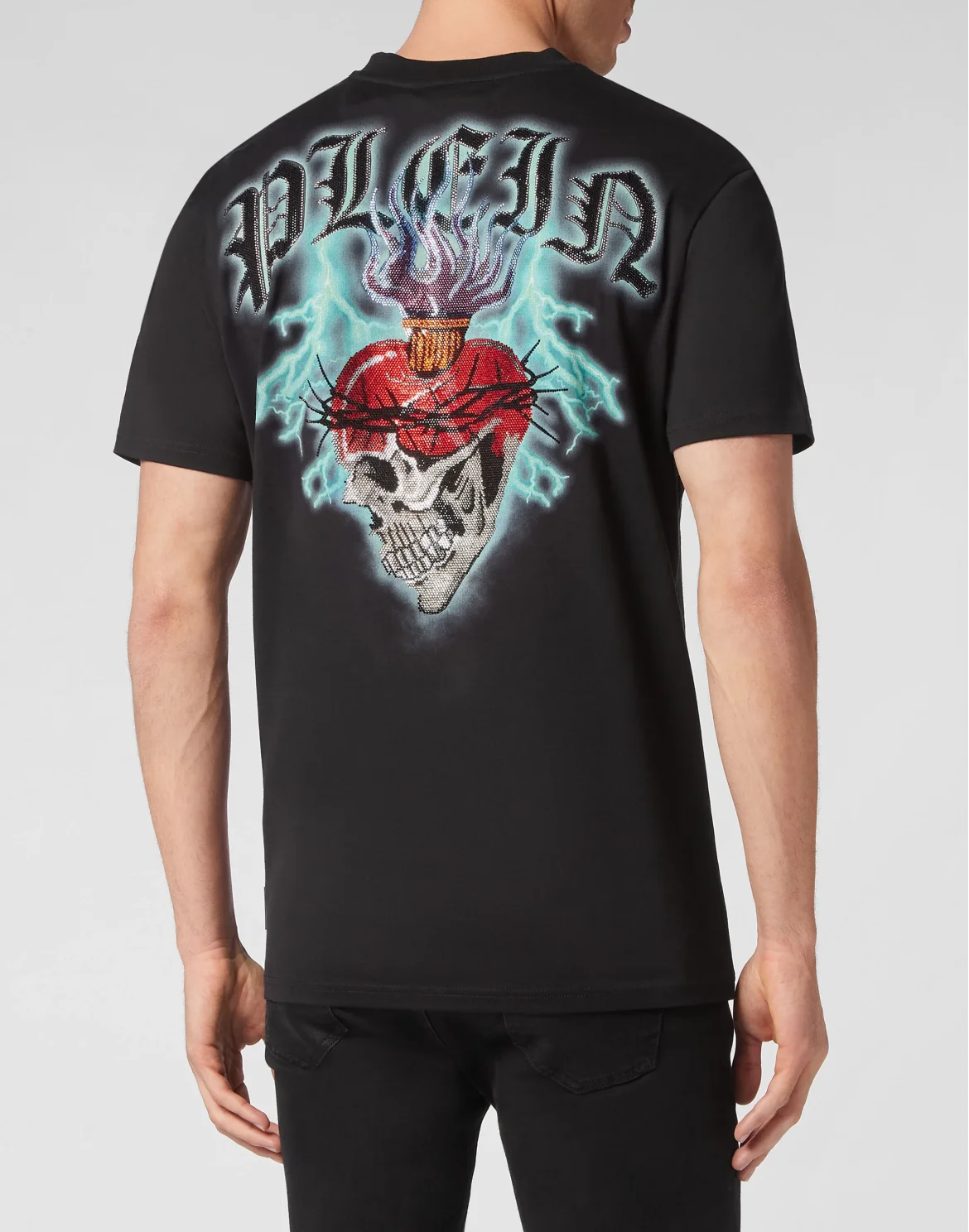 T-shirt Round Neck SS Love Tattoo, цвет: Черный