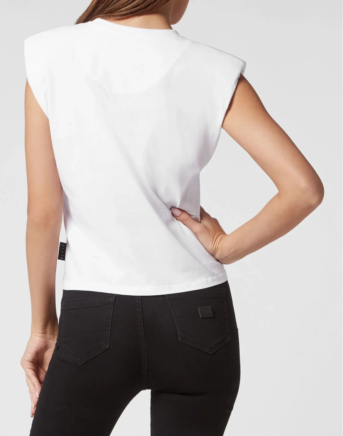 Shoulder Pads Tank Top Basic, цвет: Белый
