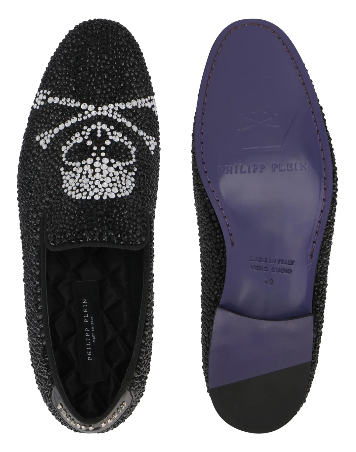 Moccasin Skull&Bones, цвет: Черный