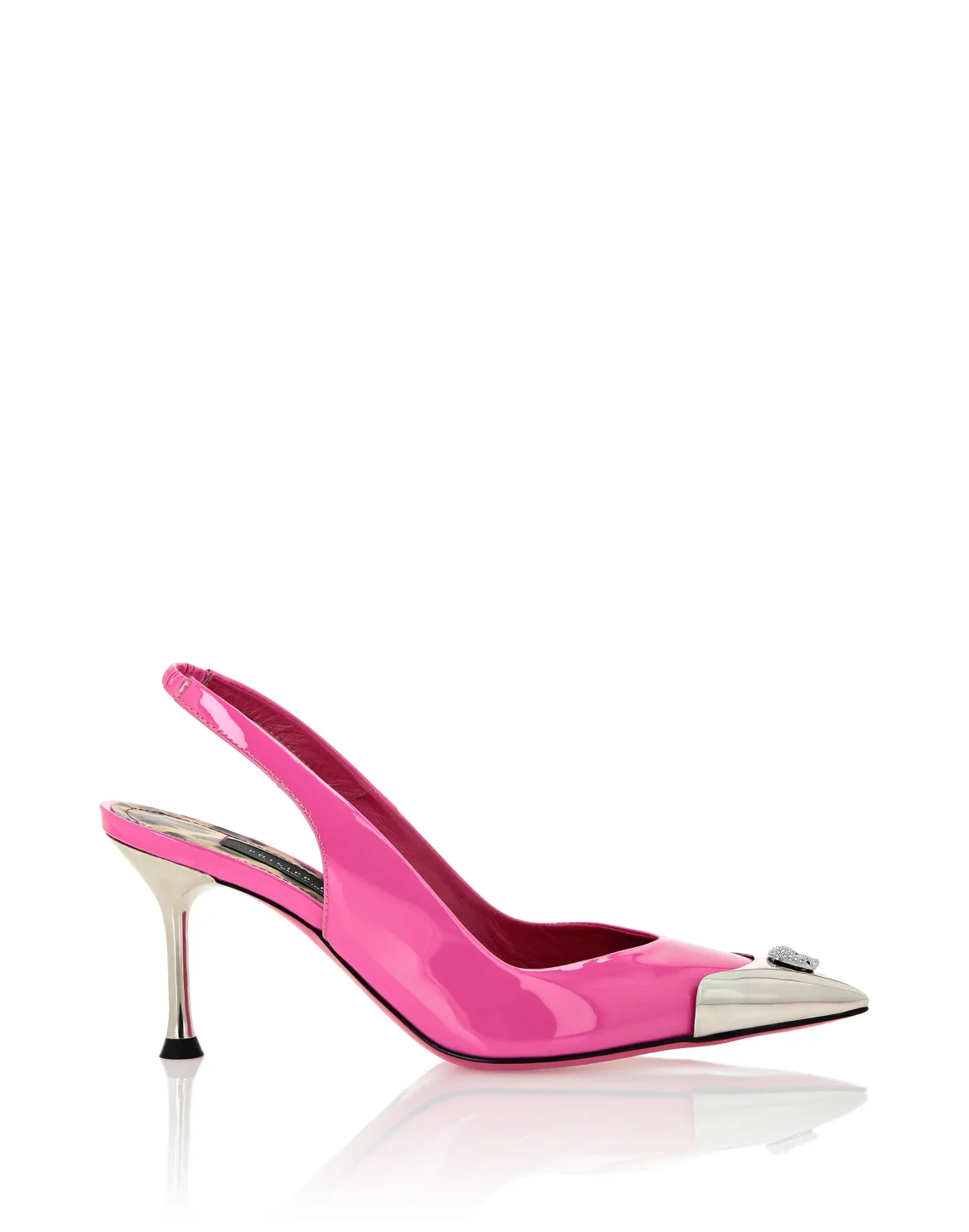Decollete Low Heels Crystal Skull, цвет: Розовый