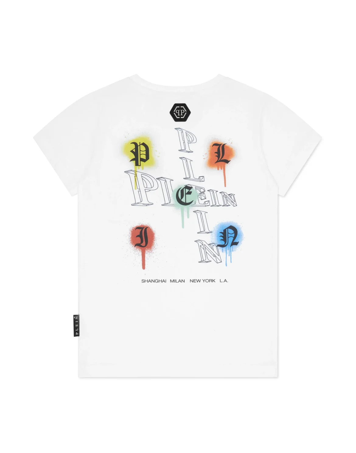 T-shirt Round Neck Wire Frame, цвет: Белый