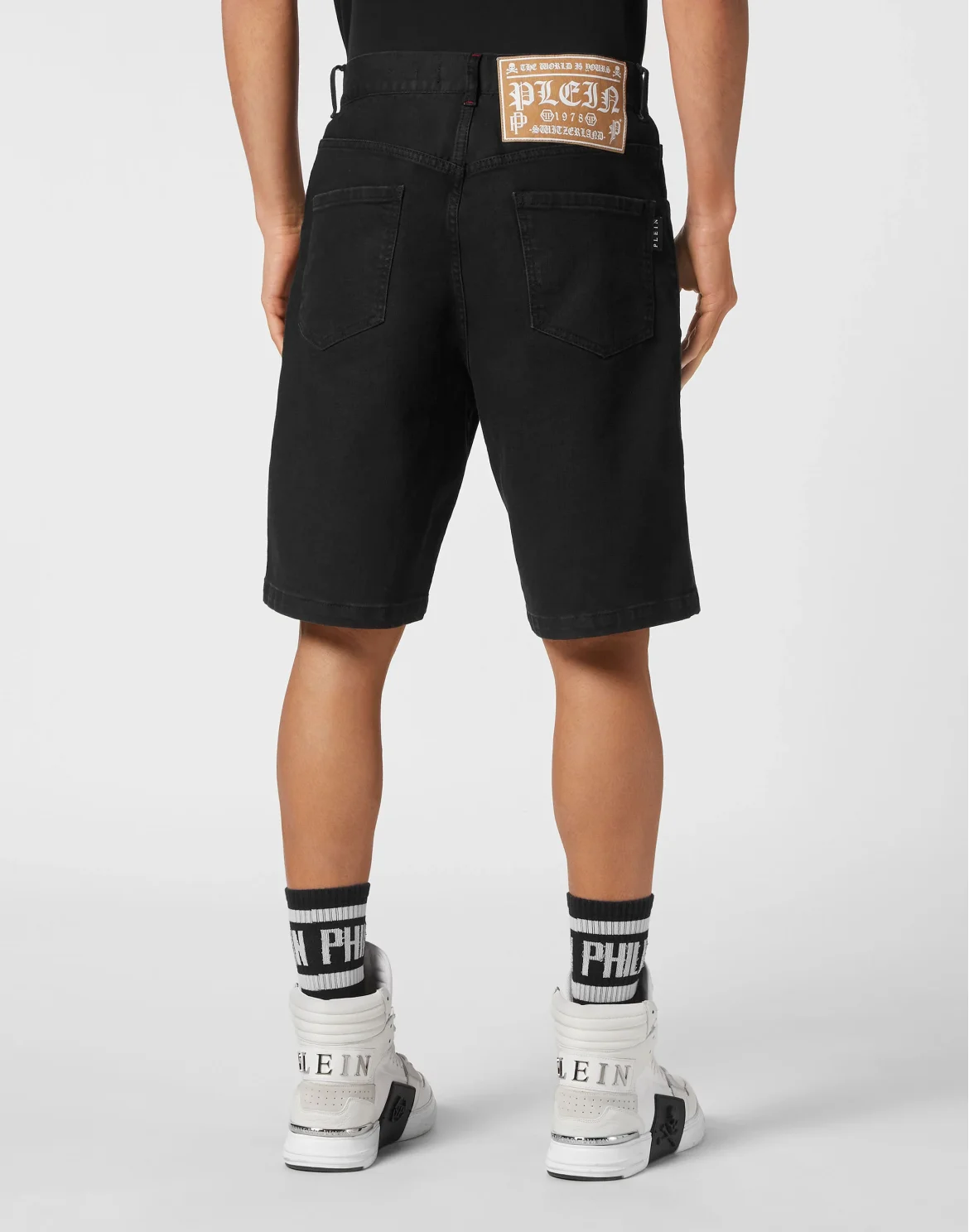 Denim Shorts Formentera Fit Skull&Bones, цвет: Черный