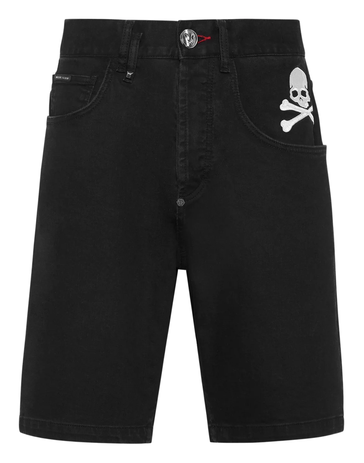 Denim Shorts Formentera Fit Skull&Bones, цвет: Черный