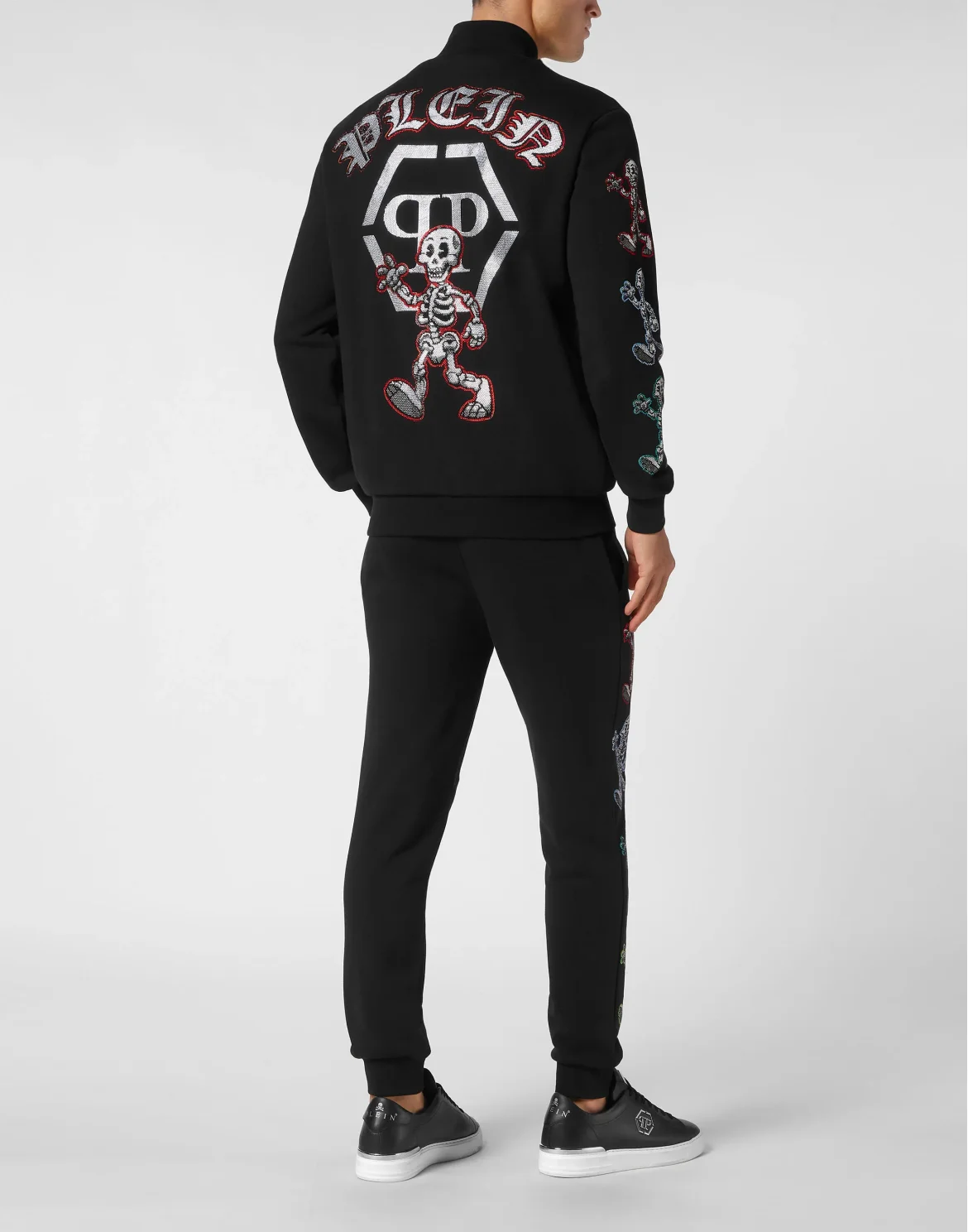 Jogging Set: Hoodie/Trousers Skeleton, цвет: Черный