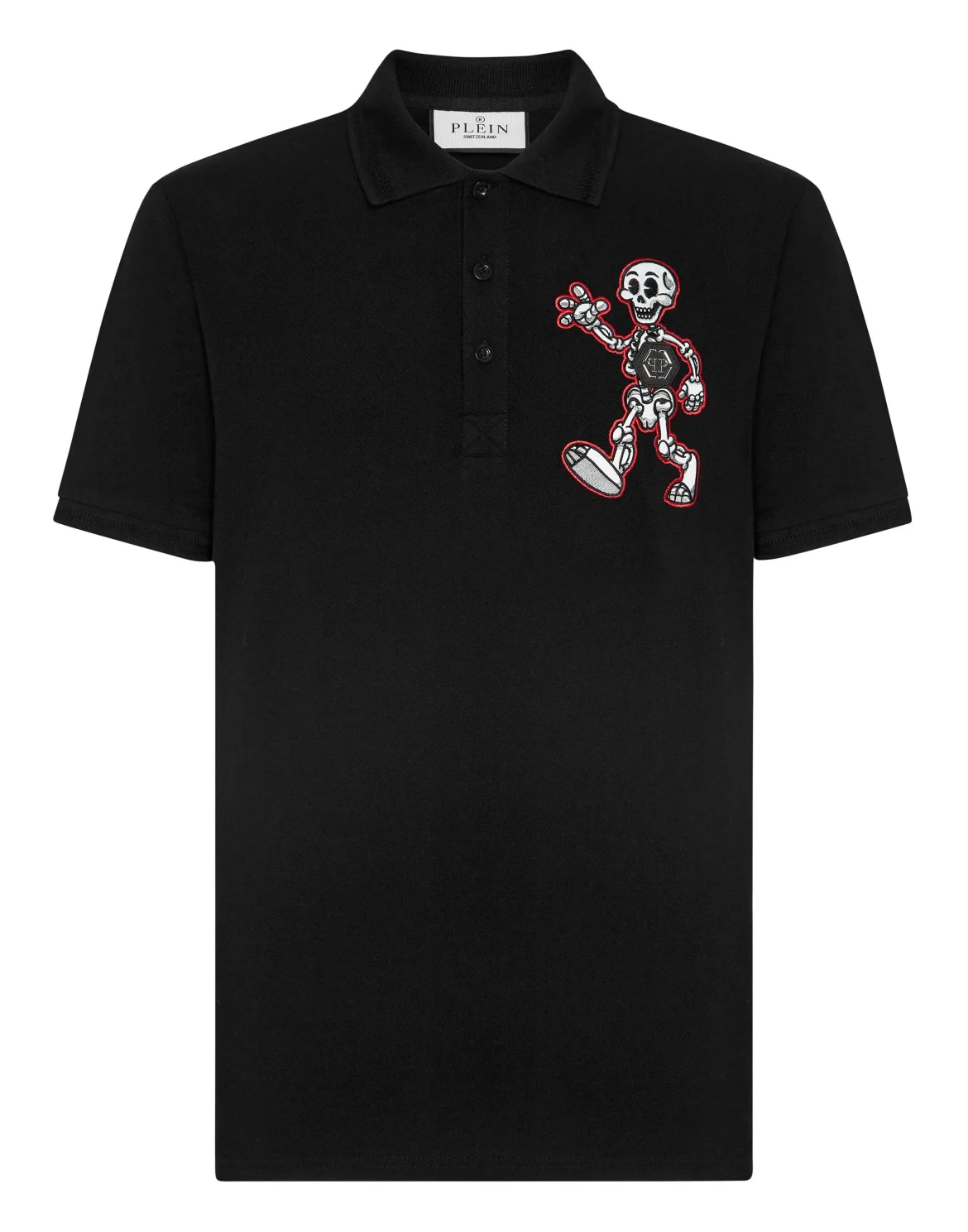 Polo shirt SS Skully Gang, цвет: Черный