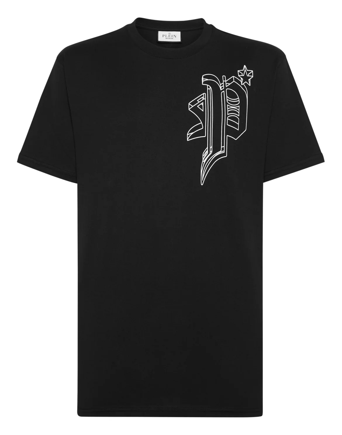 T-shirt Round Neck SS Wire Frame, цвет: Черный