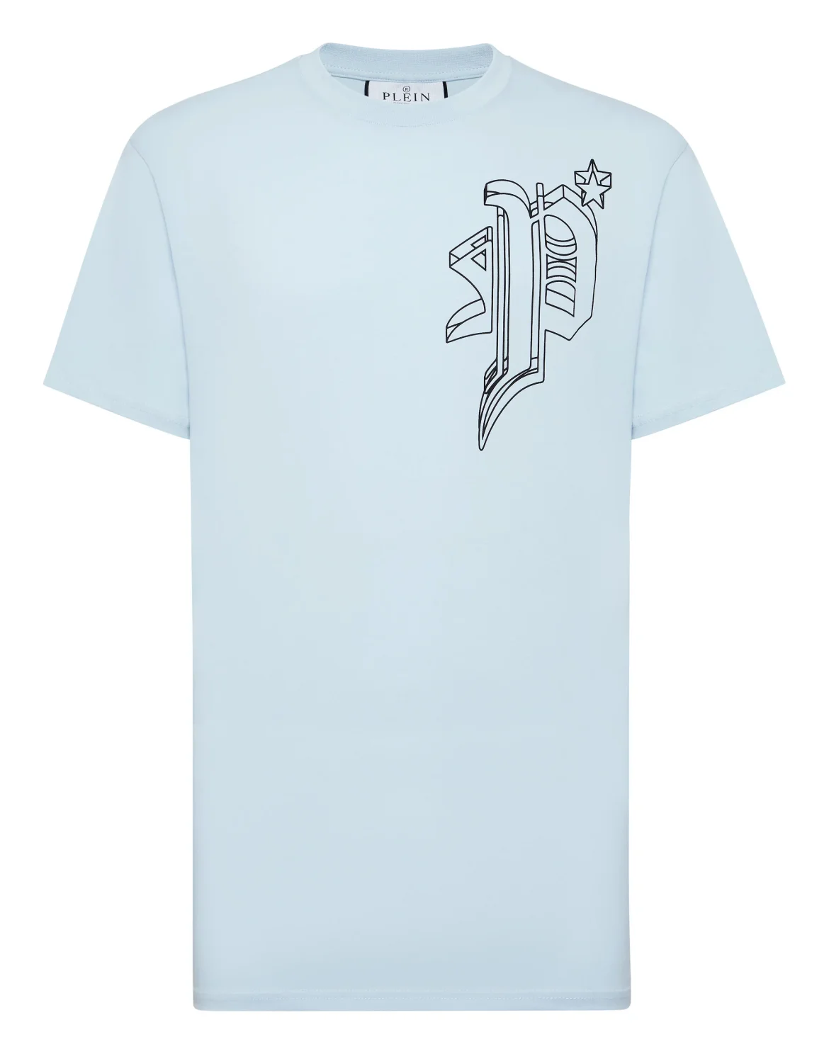 T-shirt Round Neck SS Wire Frame, цвет: Голубой