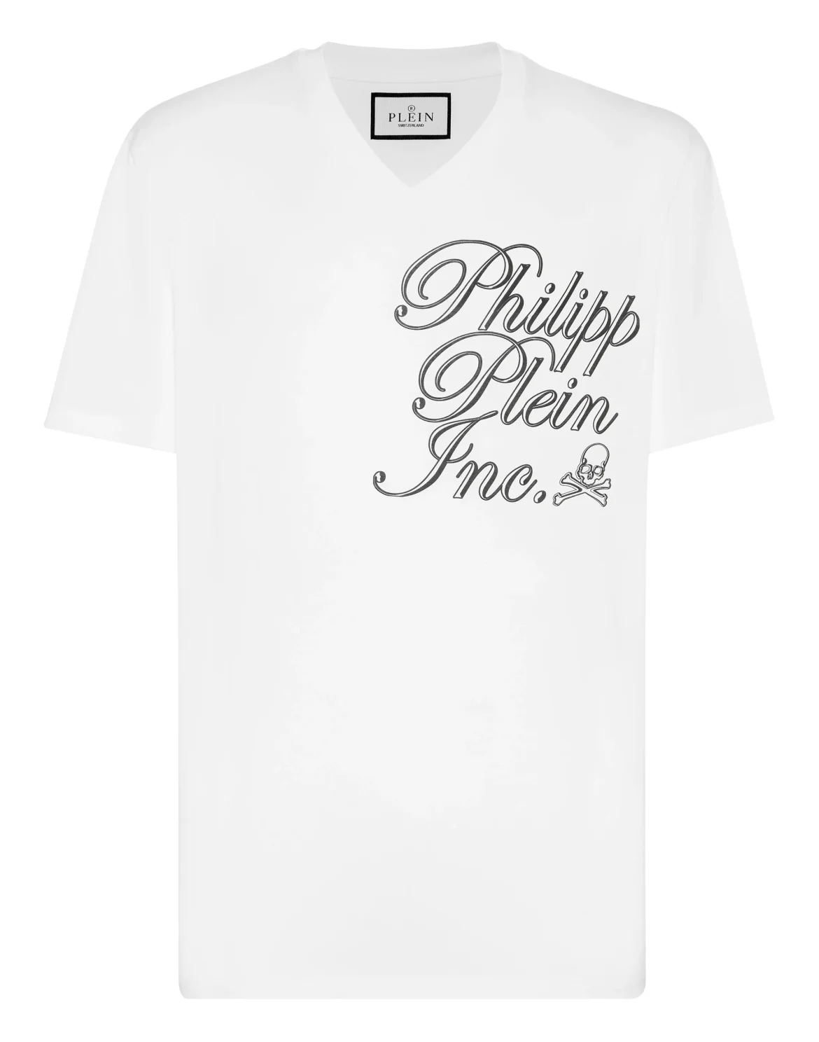 T-shirt V Neck SS Philipp Plein TM, цвет: Белый