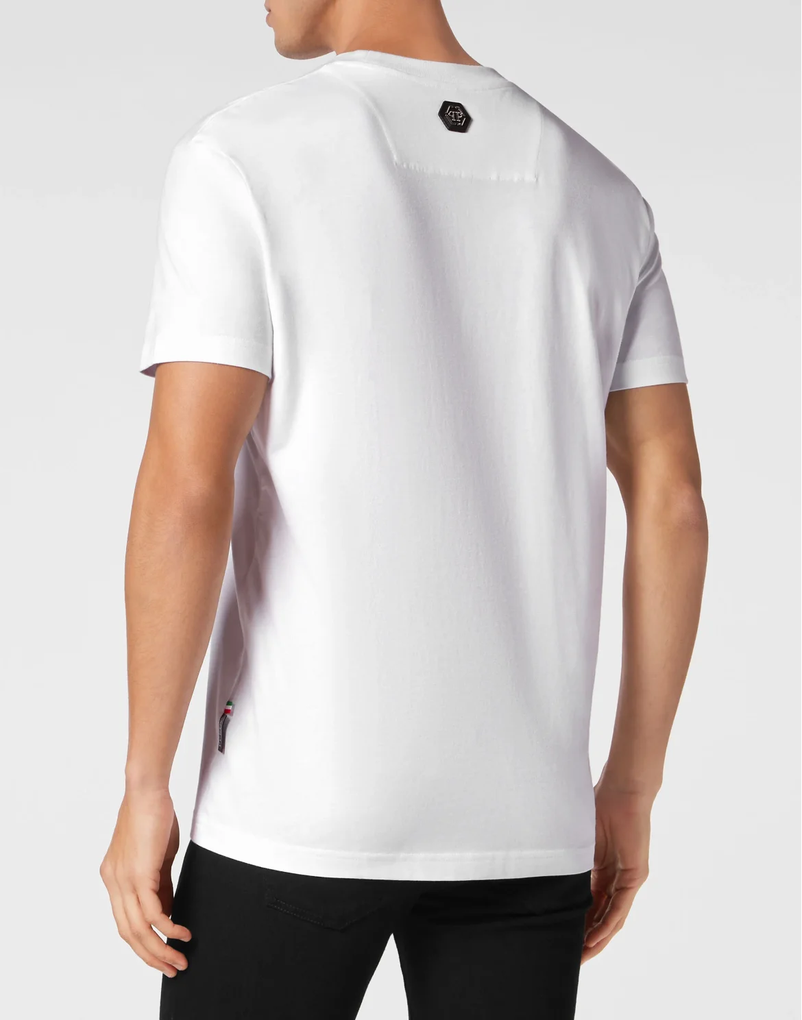 T-shirt Round Neck SS Dripping Skull, цвет: Белый