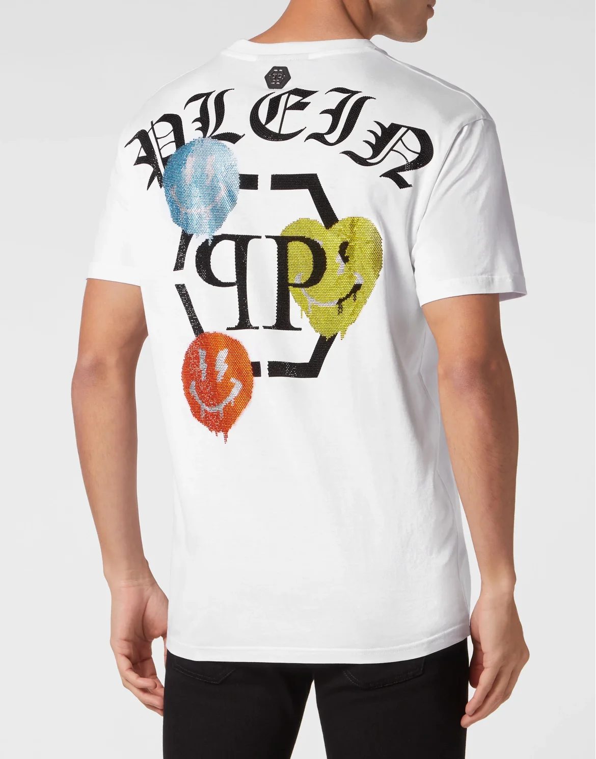 T-shirt Round Neck SS Smile, цвет: Белый