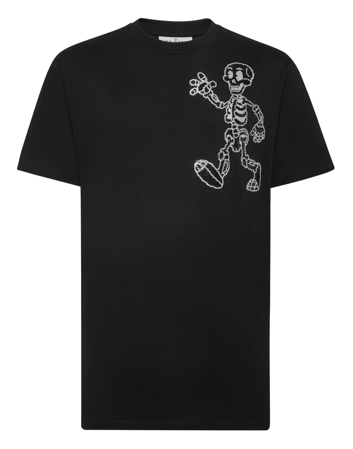 T-shirt Round Neck SS Skeleton, цвет: Черный