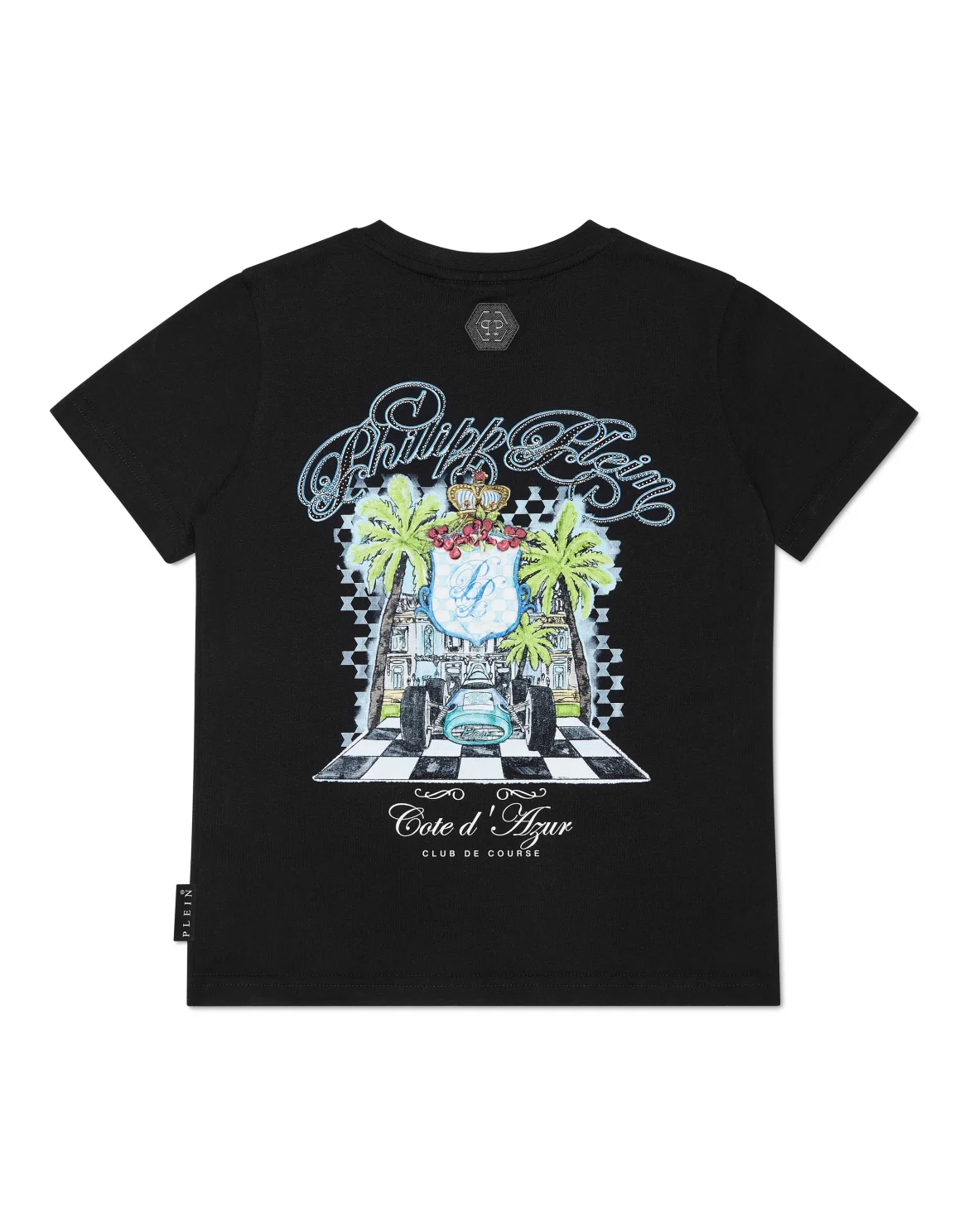 T-shirt Round Neck SS Club De Course, цвет: Черный