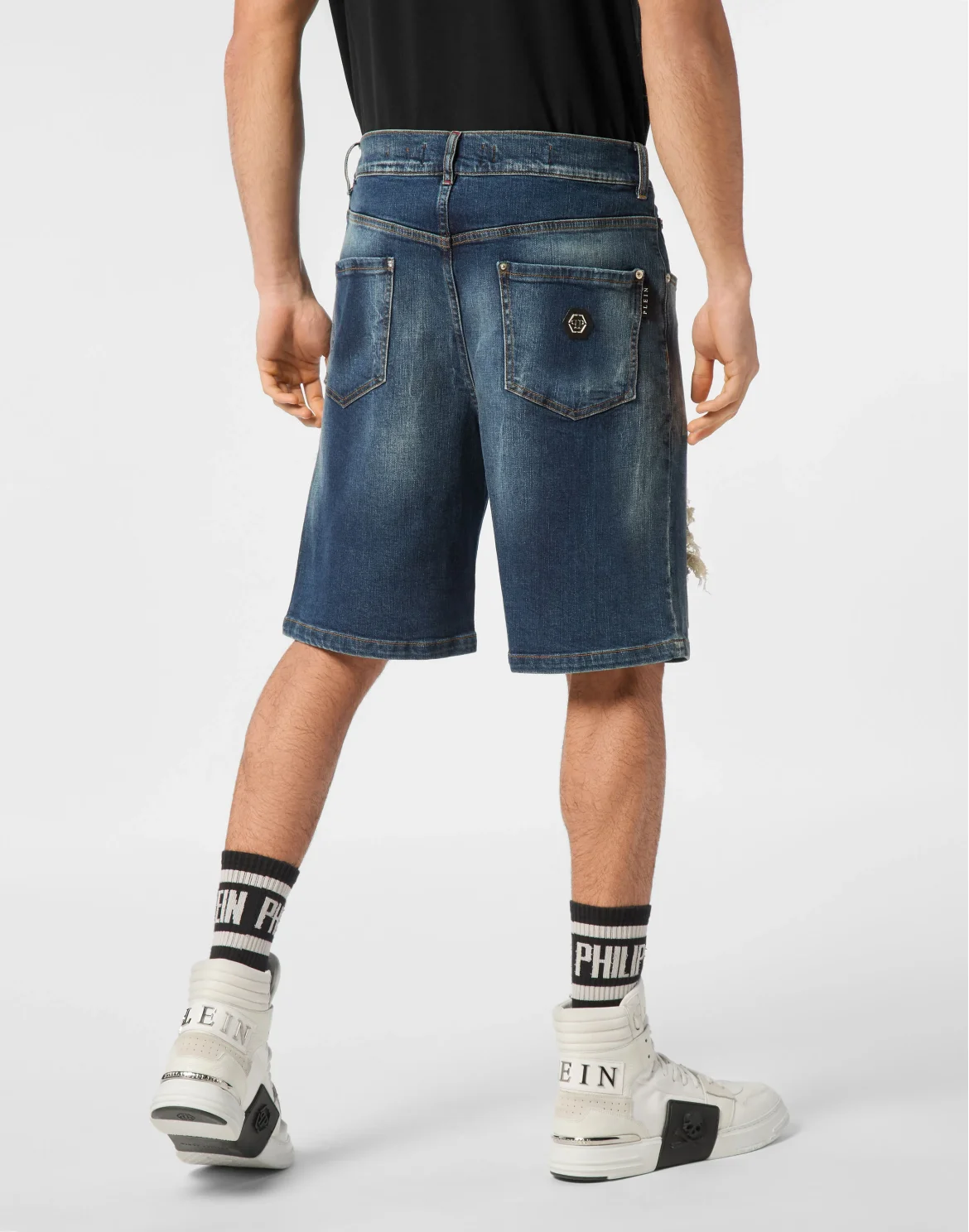 Denim Shorts Formentera Distressed, цвет: Синий
