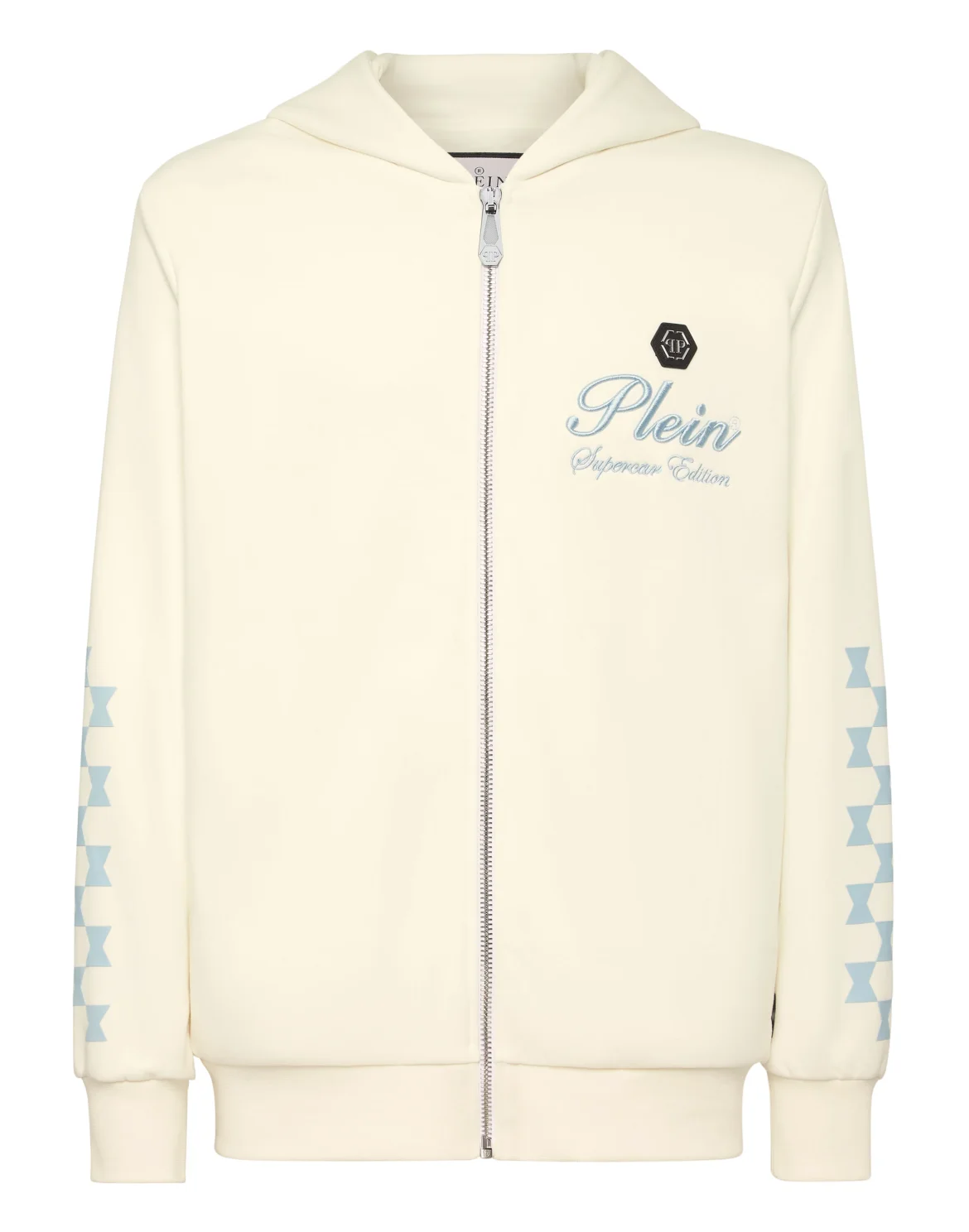 Hoodie Sweatjacket Cote D Azur Checkmate, цвет: Бежевый