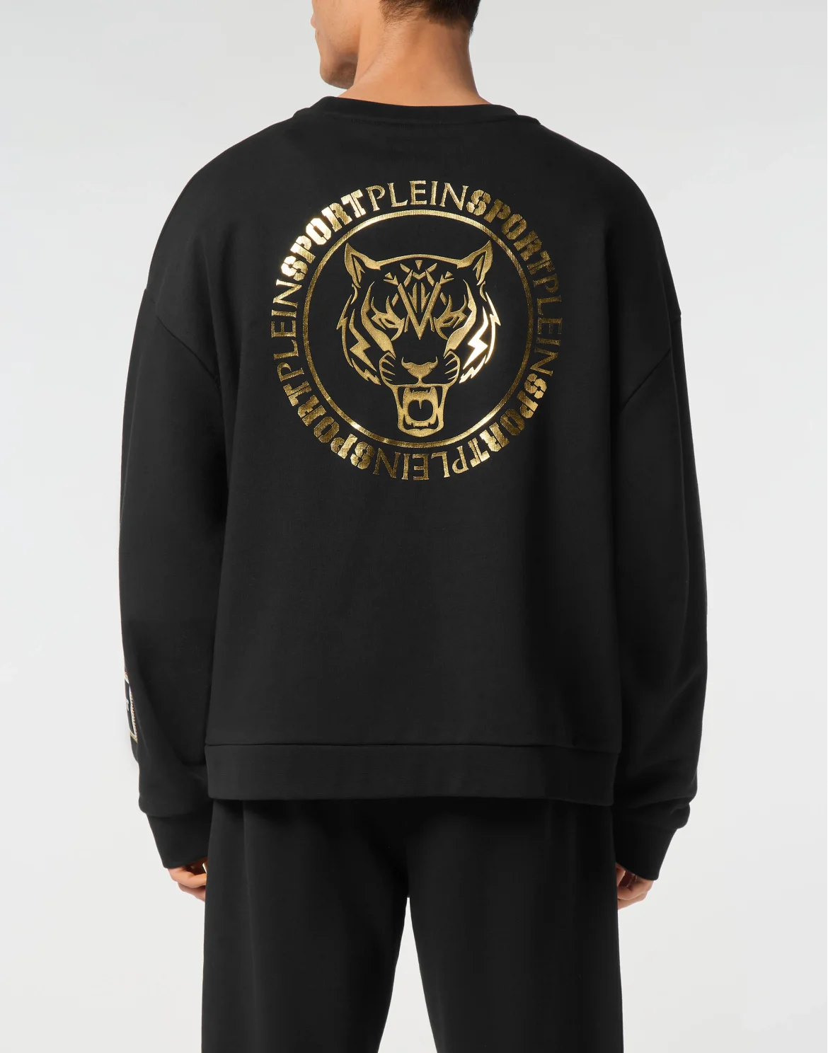 Sweatshirt LS Roundneck Label, цвет: Черный