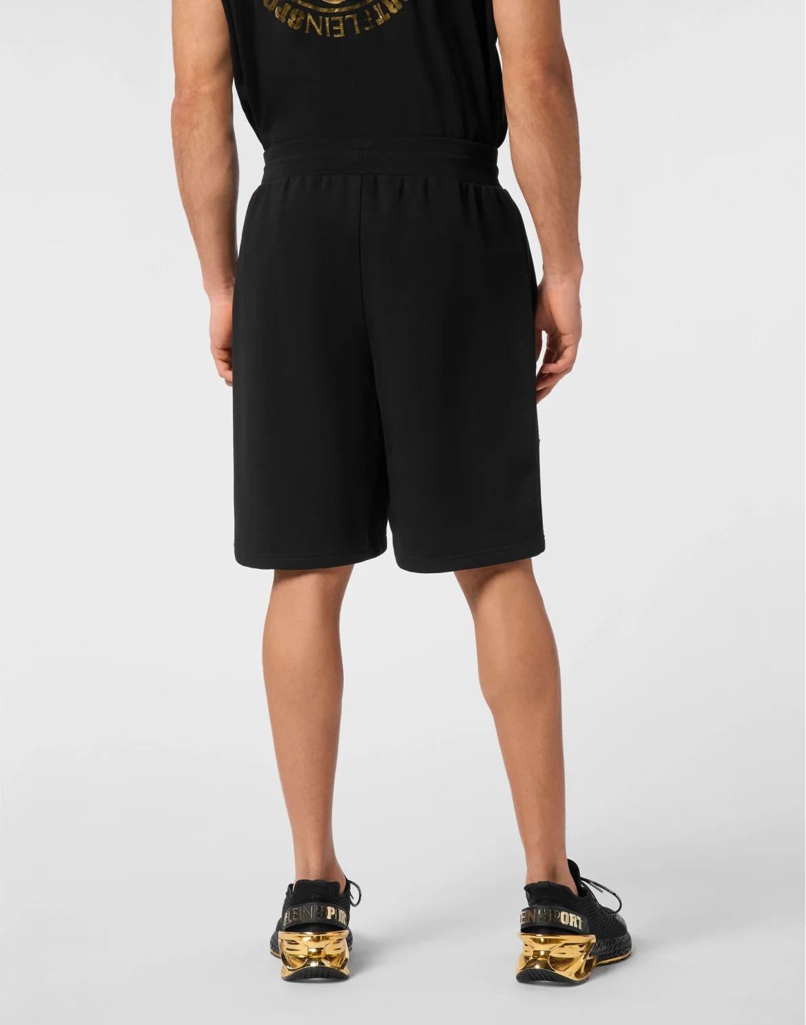 Short Cargo Pants Laminated, цвет: Черный