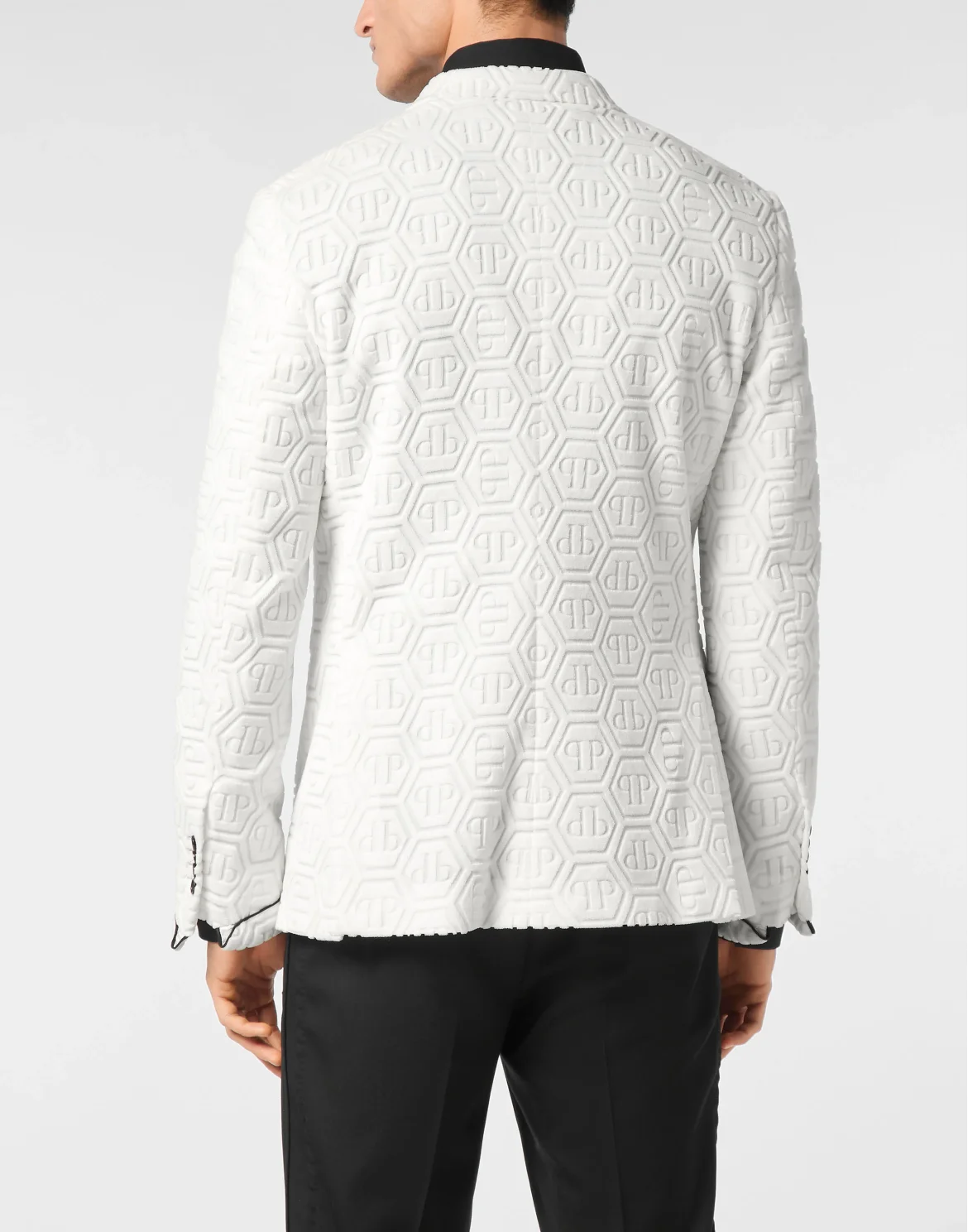 Blazer Lord Fit Monogram, цвет: Белый