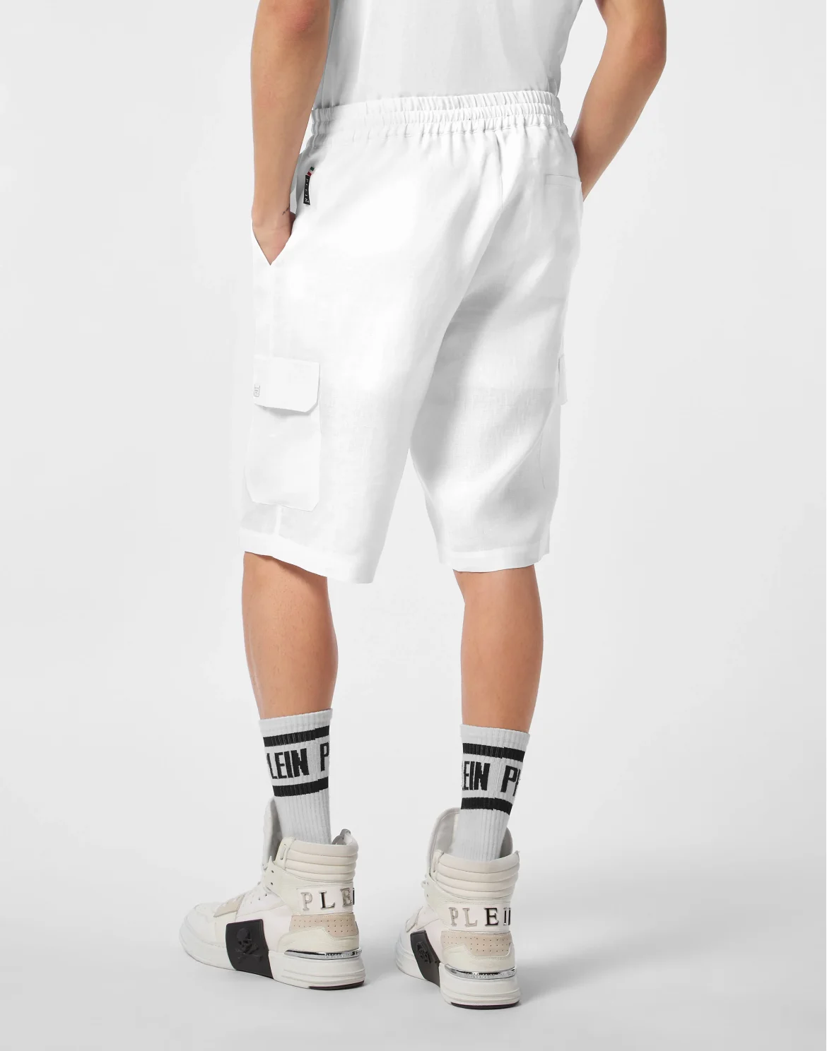 Linen Short Trousers Coolkid Cargo, цвет: Белый