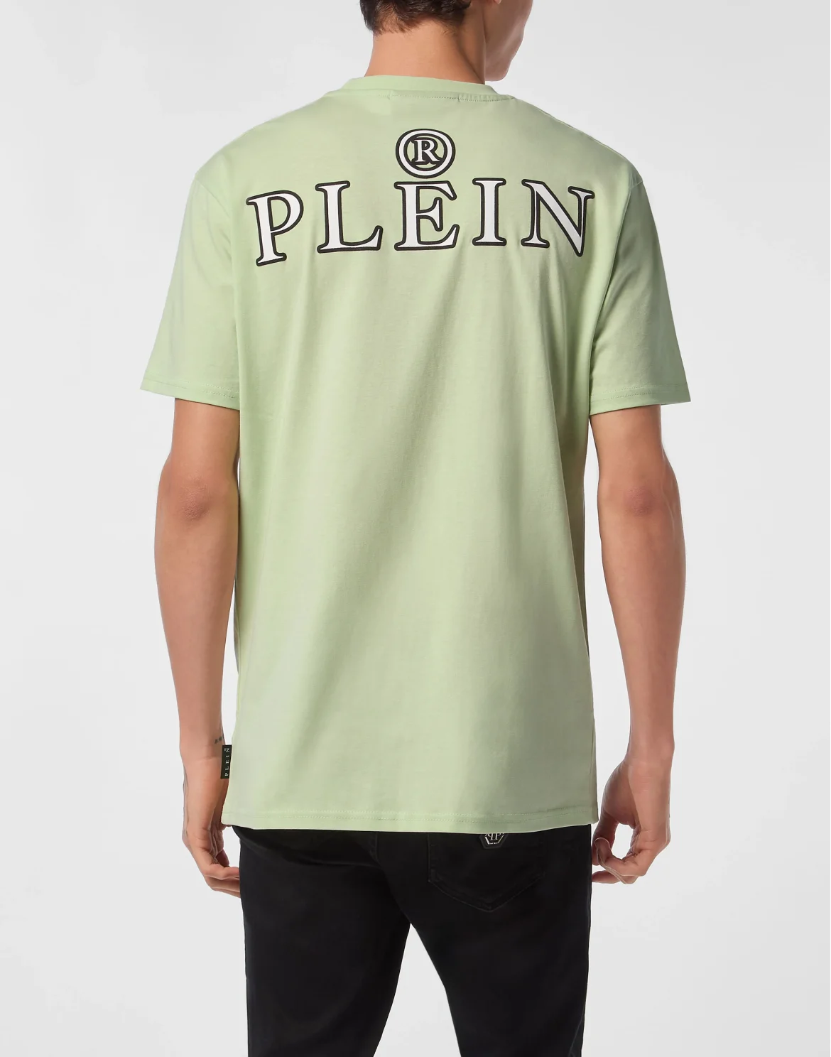 Jersey T-shirt Round Neck SS Iconic Plein, цвет: Зеленый