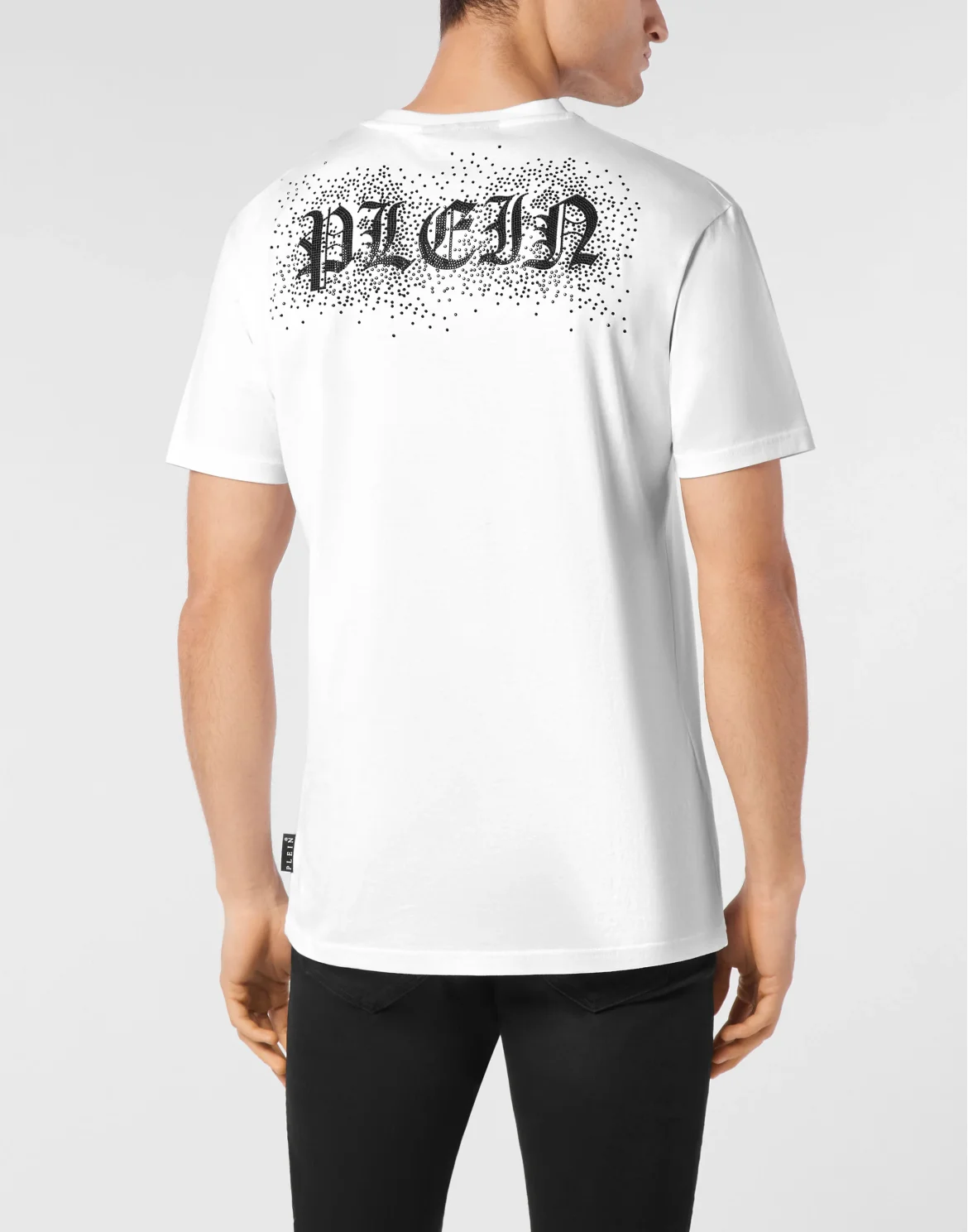 T-shirt Round Neck SS Strass Gothic Plein, цвет: Белый