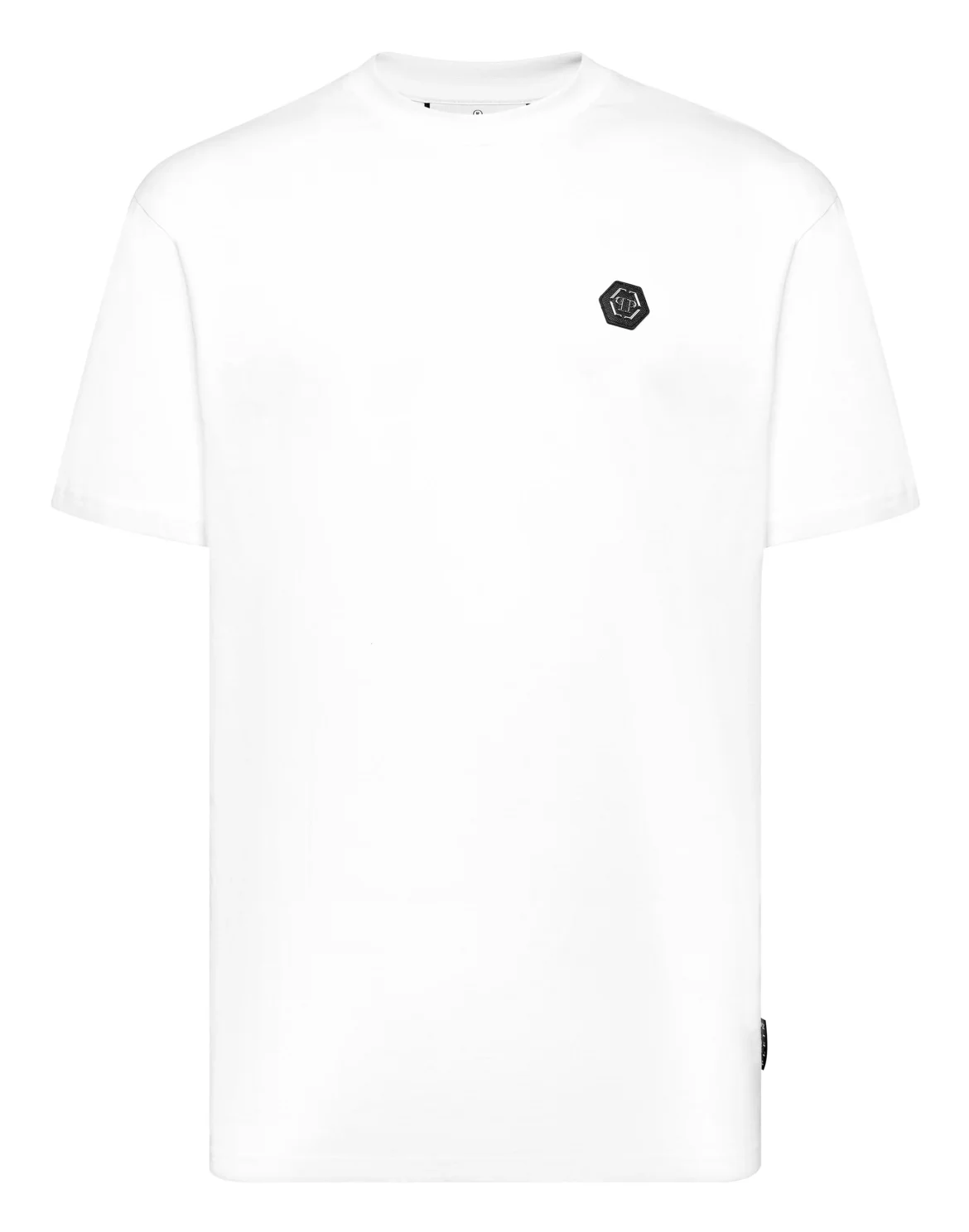 T-shirt Round Neck SS Strass Gothic Plein, цвет: Белый