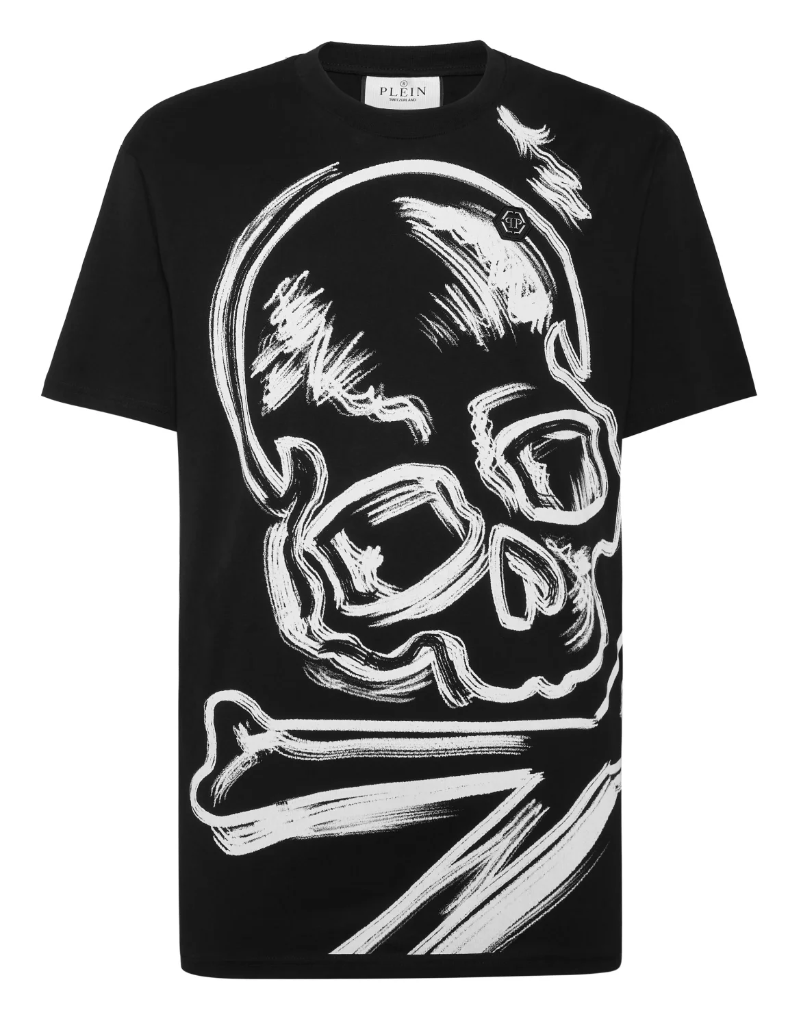 Jersey T-shirt Round Neck SS Skull&Bones, цвет: Черный