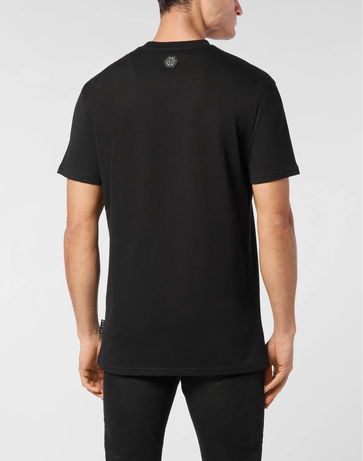 T-shirt Round Neck SS Plein Coursive, цвет: Черный