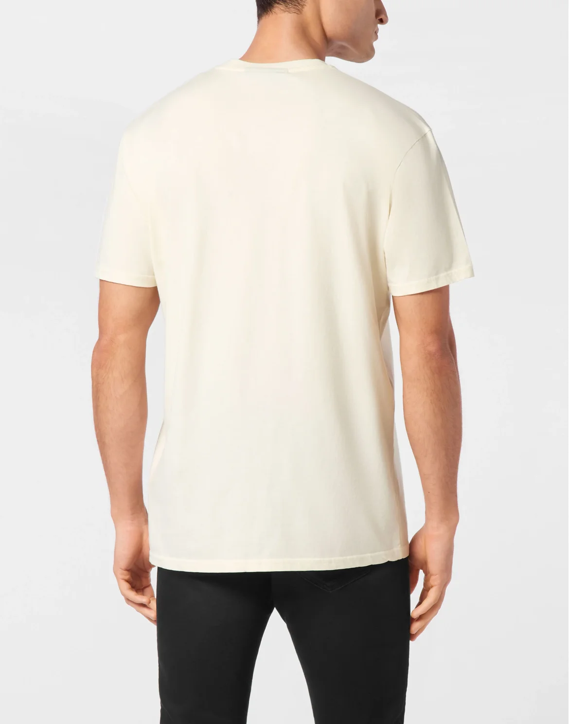 T-shirt Round Neck SS Basic Old Dye, цвет: Бежевый